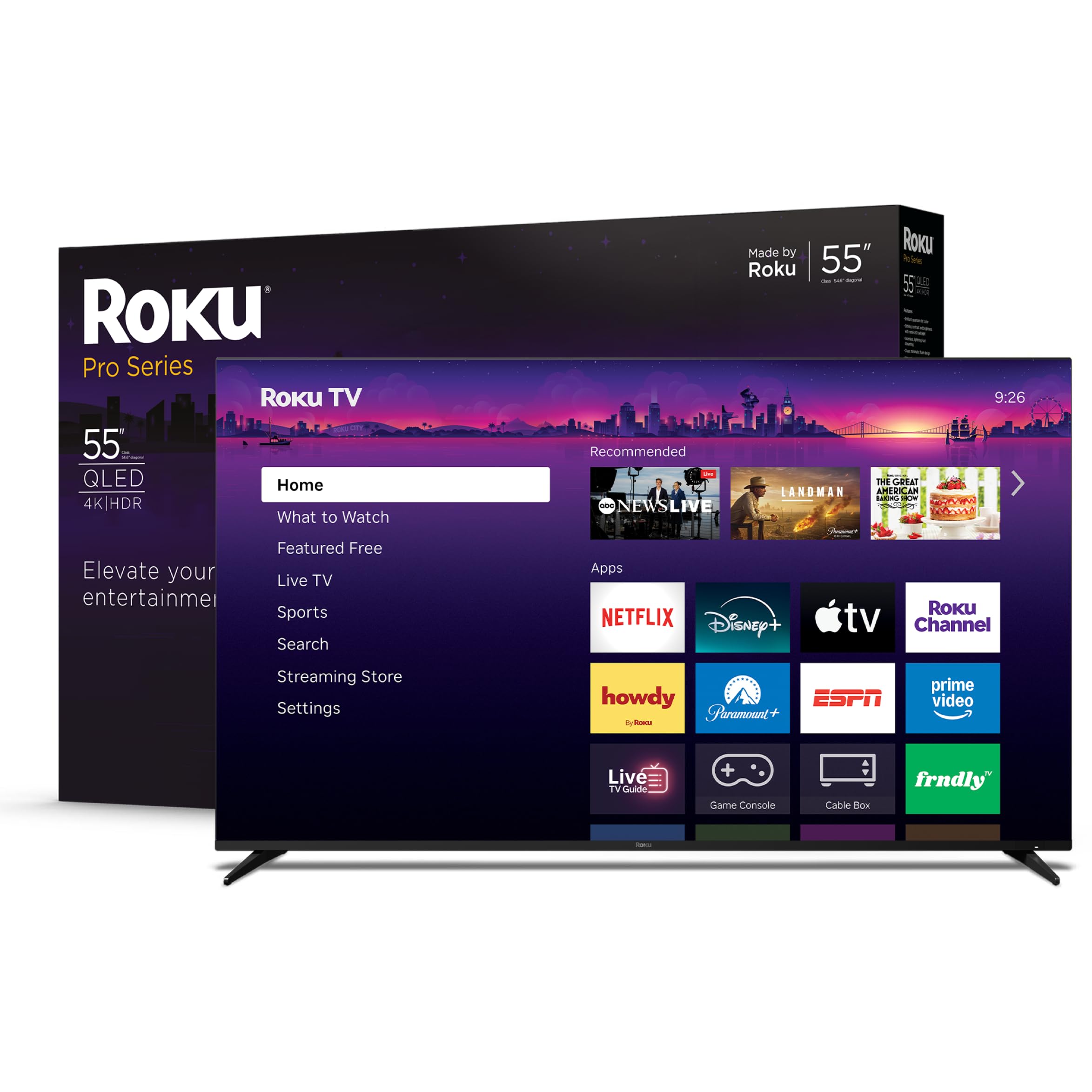 Roku Smart TV Pro 4K QLED RokuTV