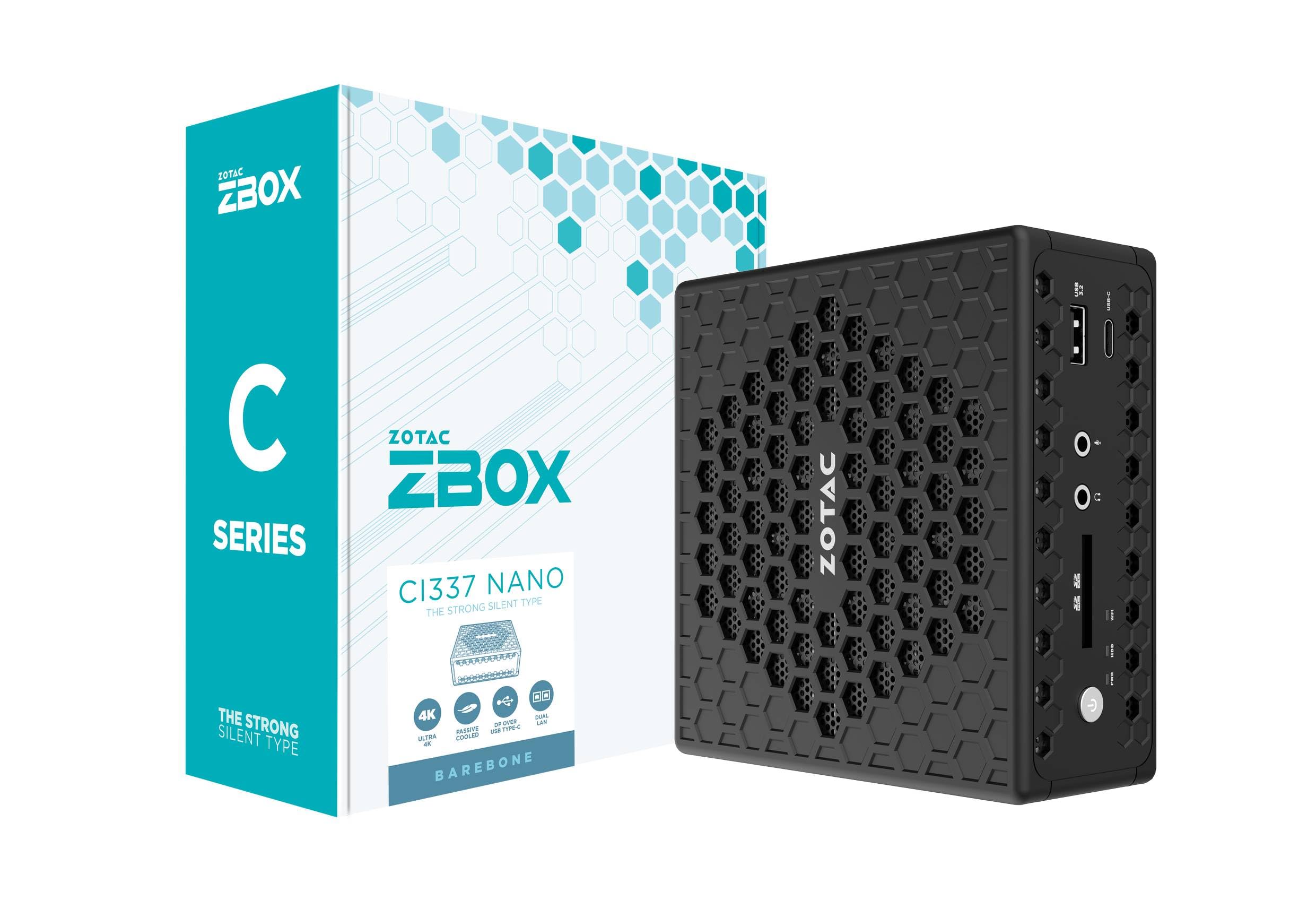 ZOTAC ZBOX CI337 Nano Fanless Silent Mini