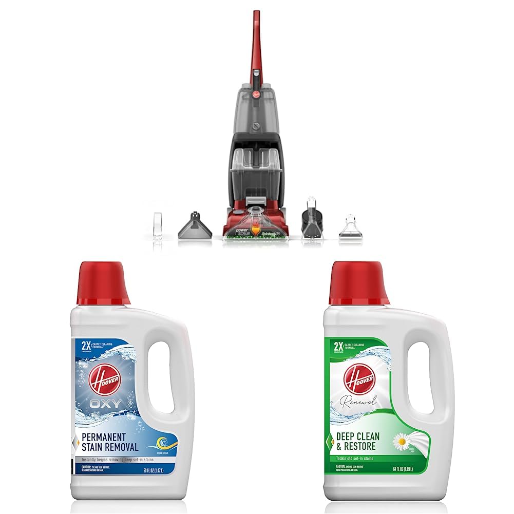 Hoover Power Scrub Deluxe Carpet Cleaner Machine