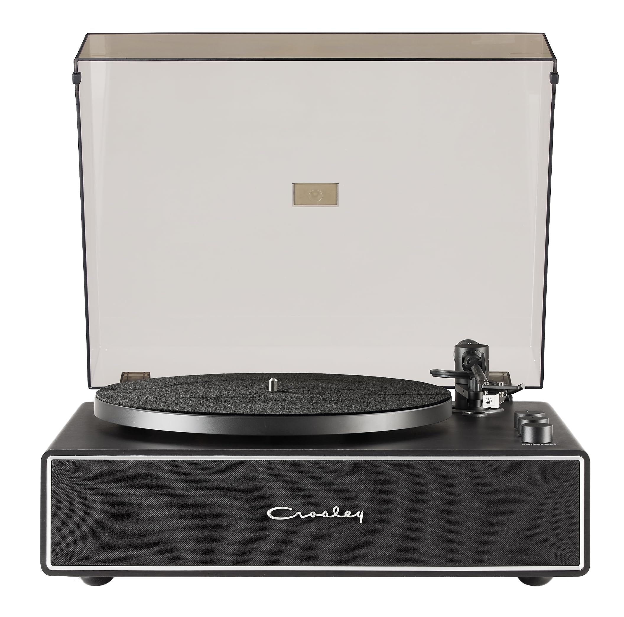 Crosley CR6046A-BKSL Stave 2-Speed Bluetooth Record Player