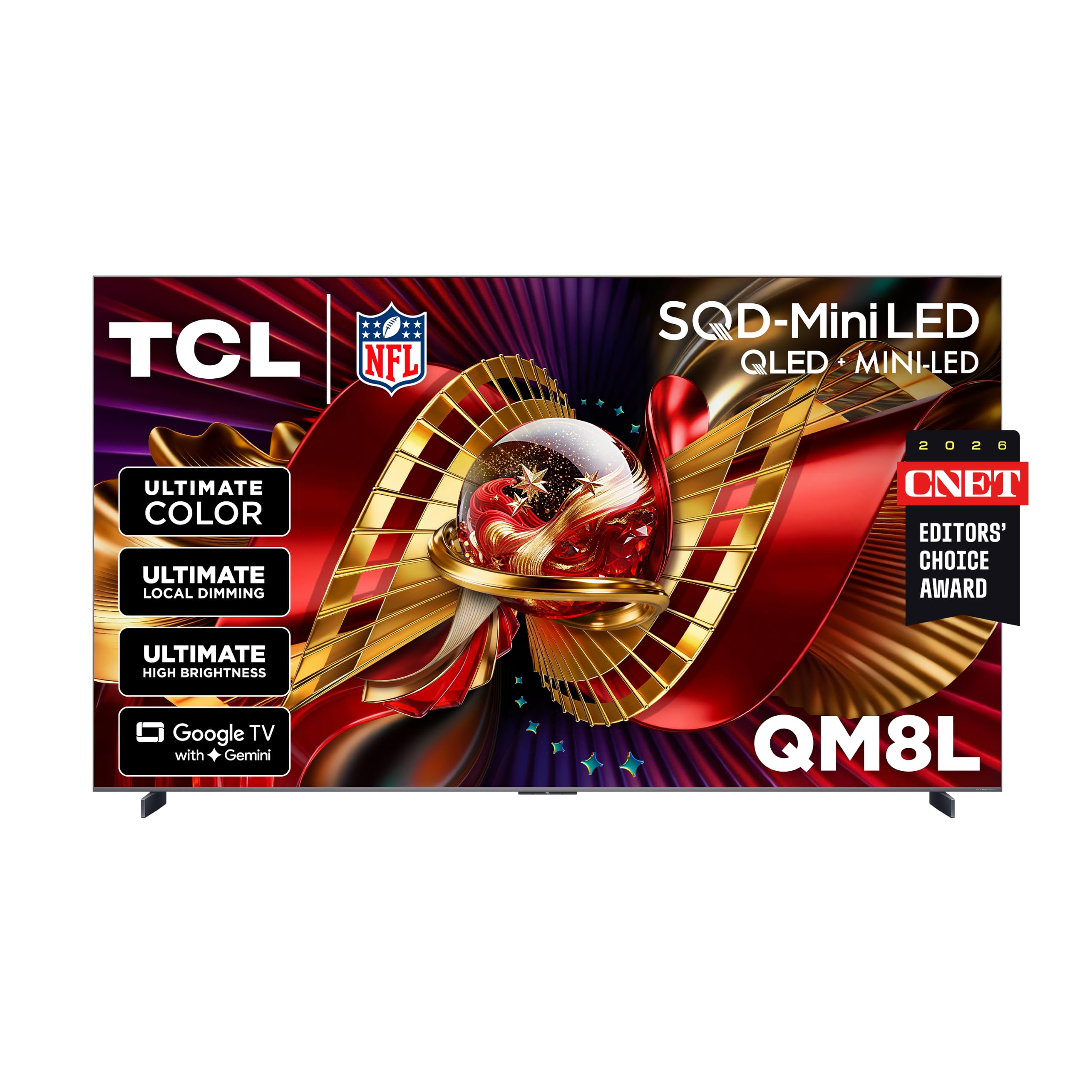 TCL 98-inch QM8L SQD-Mini-LED QLED TV 98QM8L