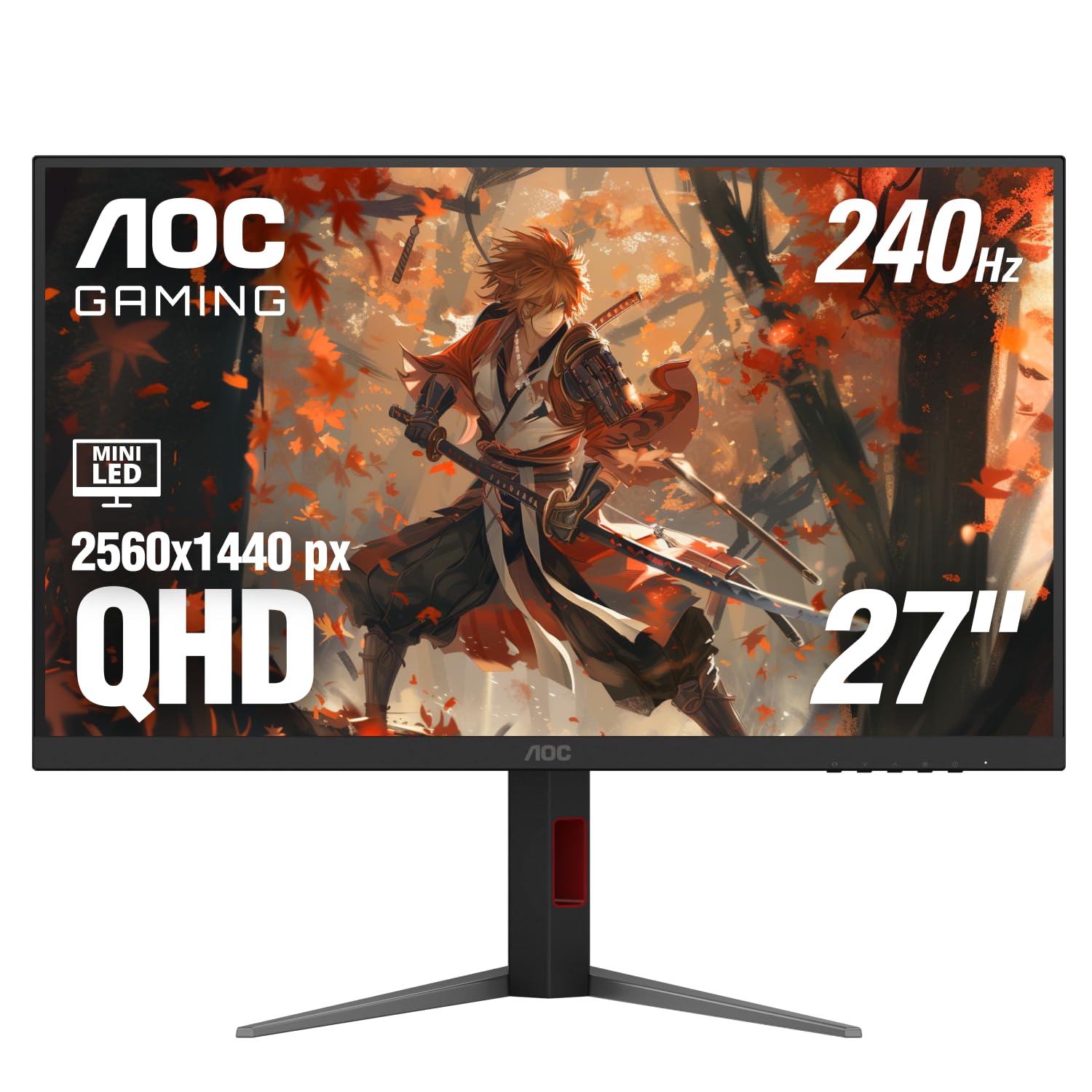 AOC 27 Gaming Monitor QHD 240Hz Mini-LED