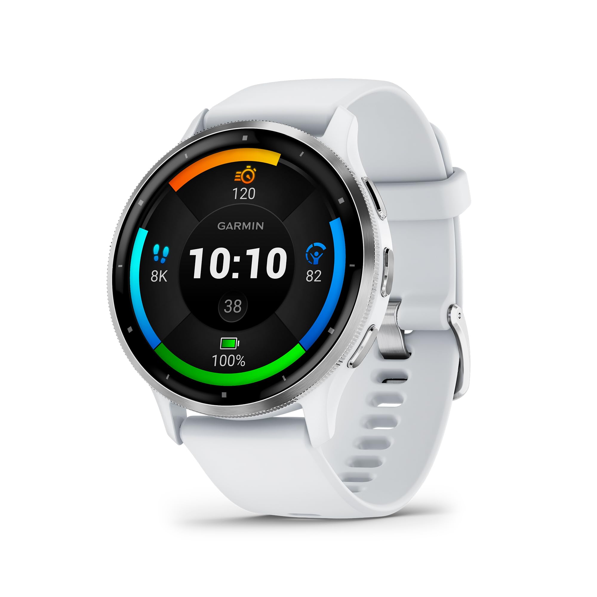 Garmin Venu 3 Silver Stainless Steel Bezel