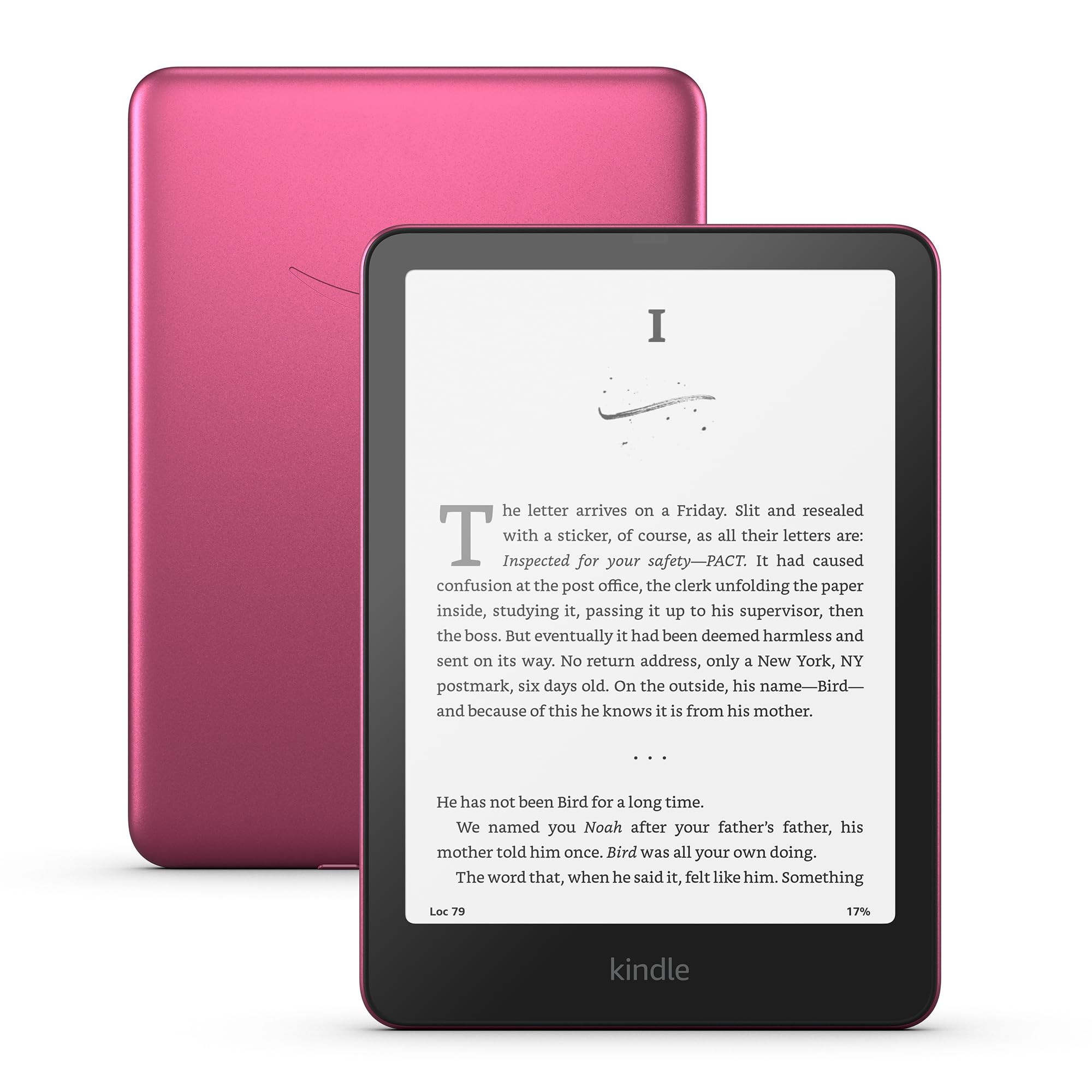 Amazon Kindle Paperwhite Signature  -  20% faster (32GB/32GB, Metallic Raspberry)