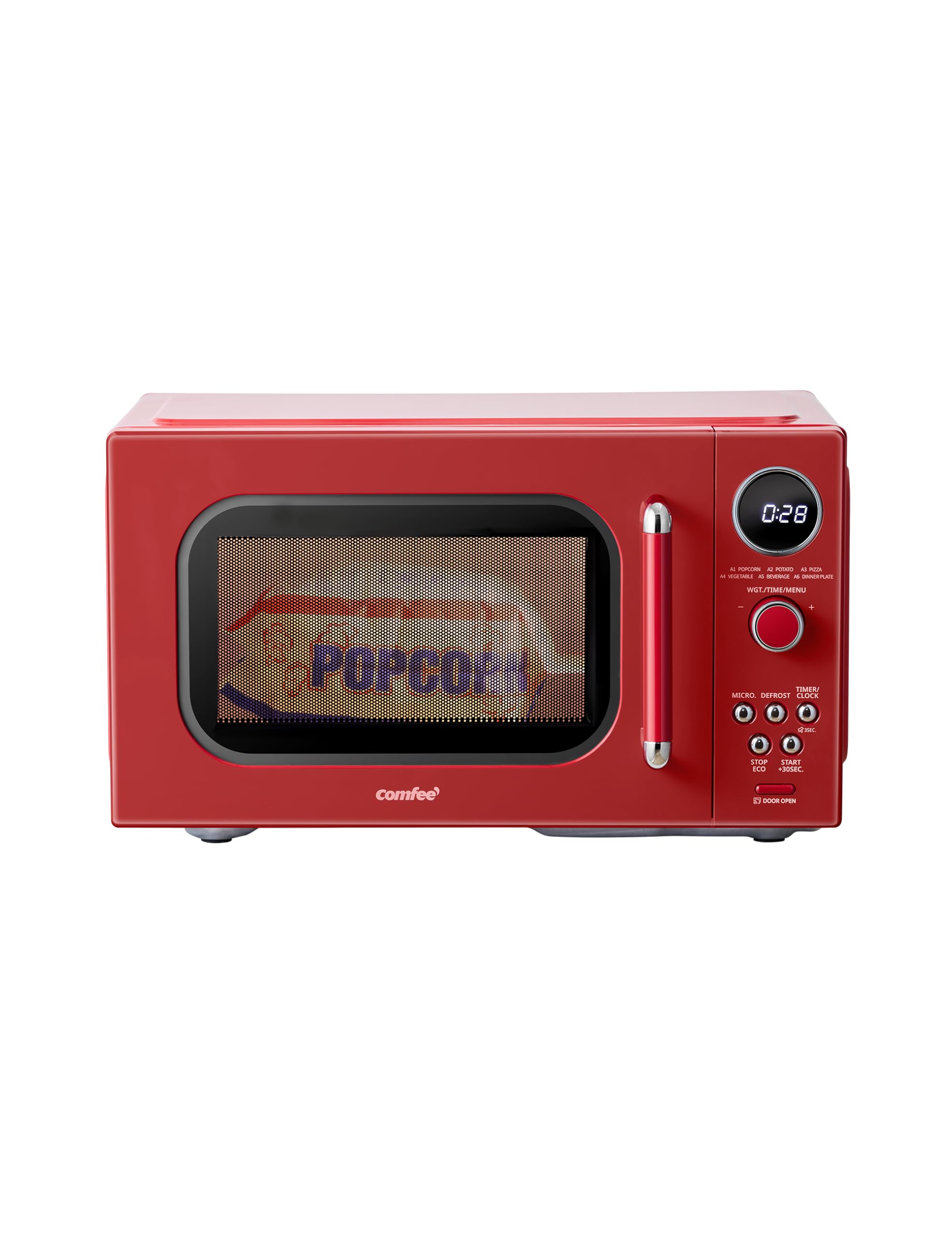 COMFEE' Retro Microwave Oven, Small Microwave