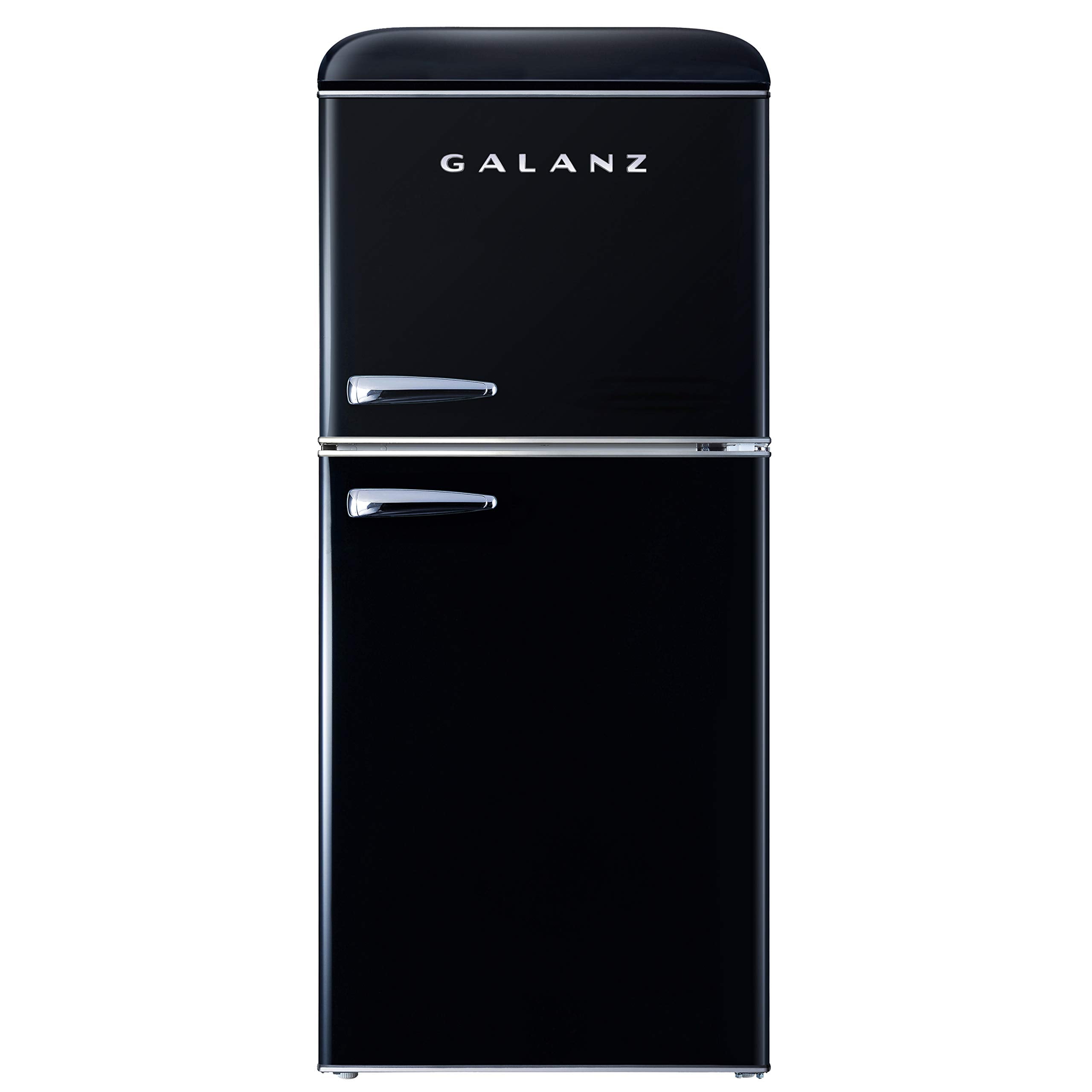 Galanz GLR40TBKER Retro Compact Refrigerator, Mini Fridge