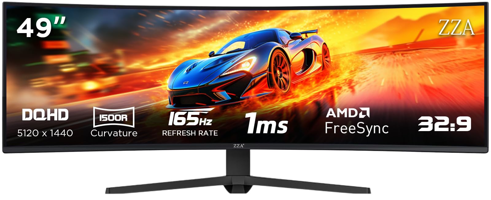 ZZA 49 Curved Monitor, 32:9 Dual QHD