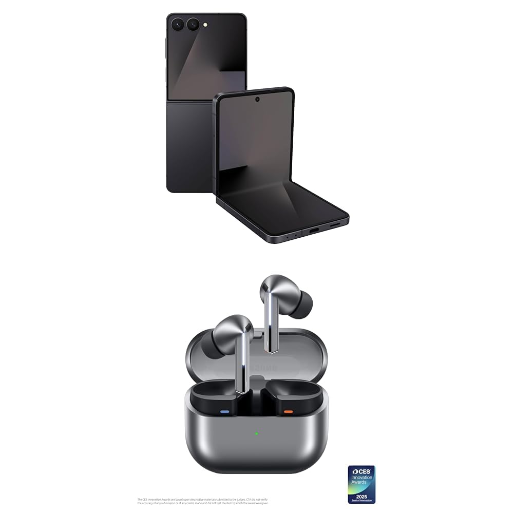 Samsung Galaxy Z Flip7 Unlocked AI Smartphone (512GB, Jet Black)