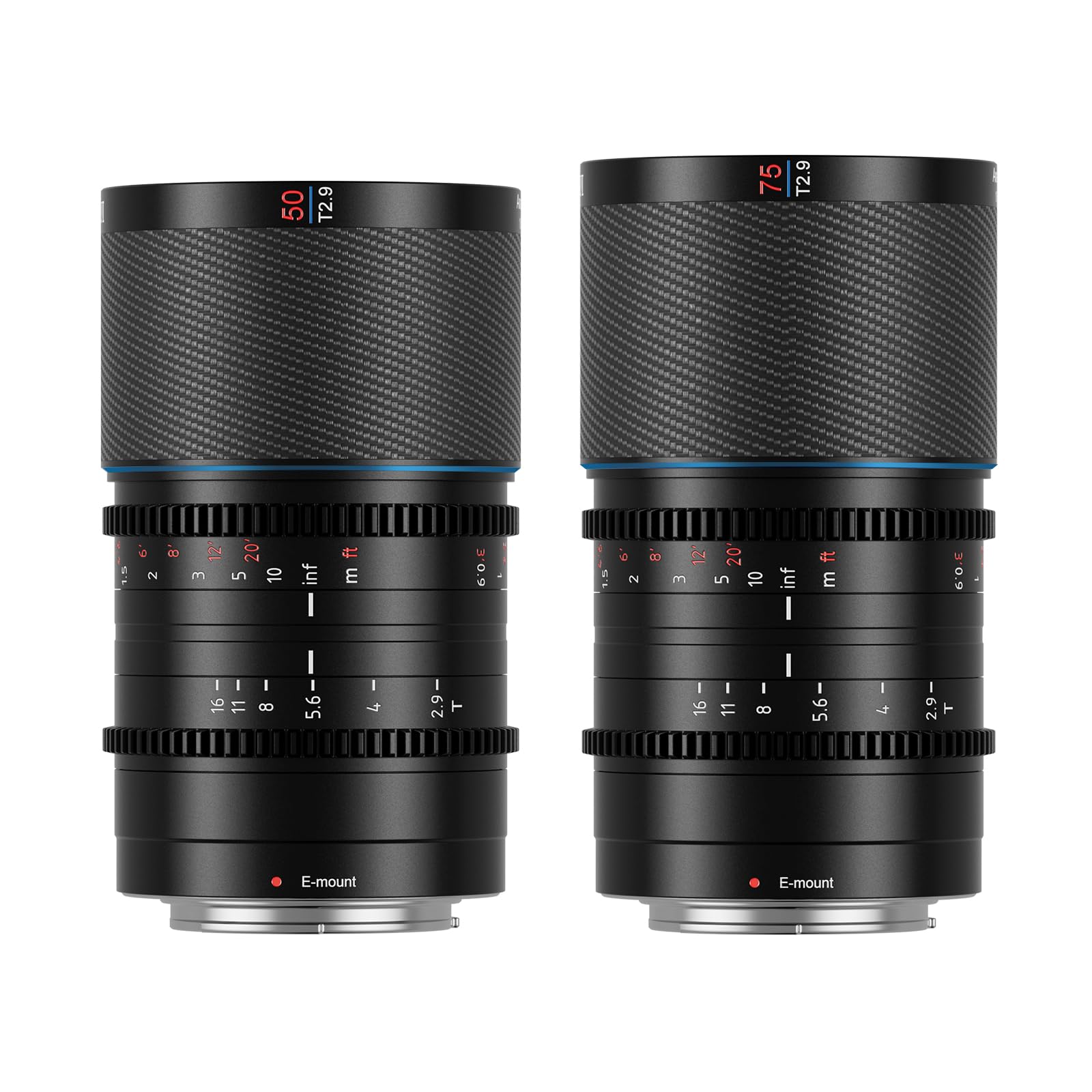 SIRUI Saturn 50mm, 75mm T2.9 1.6X Full