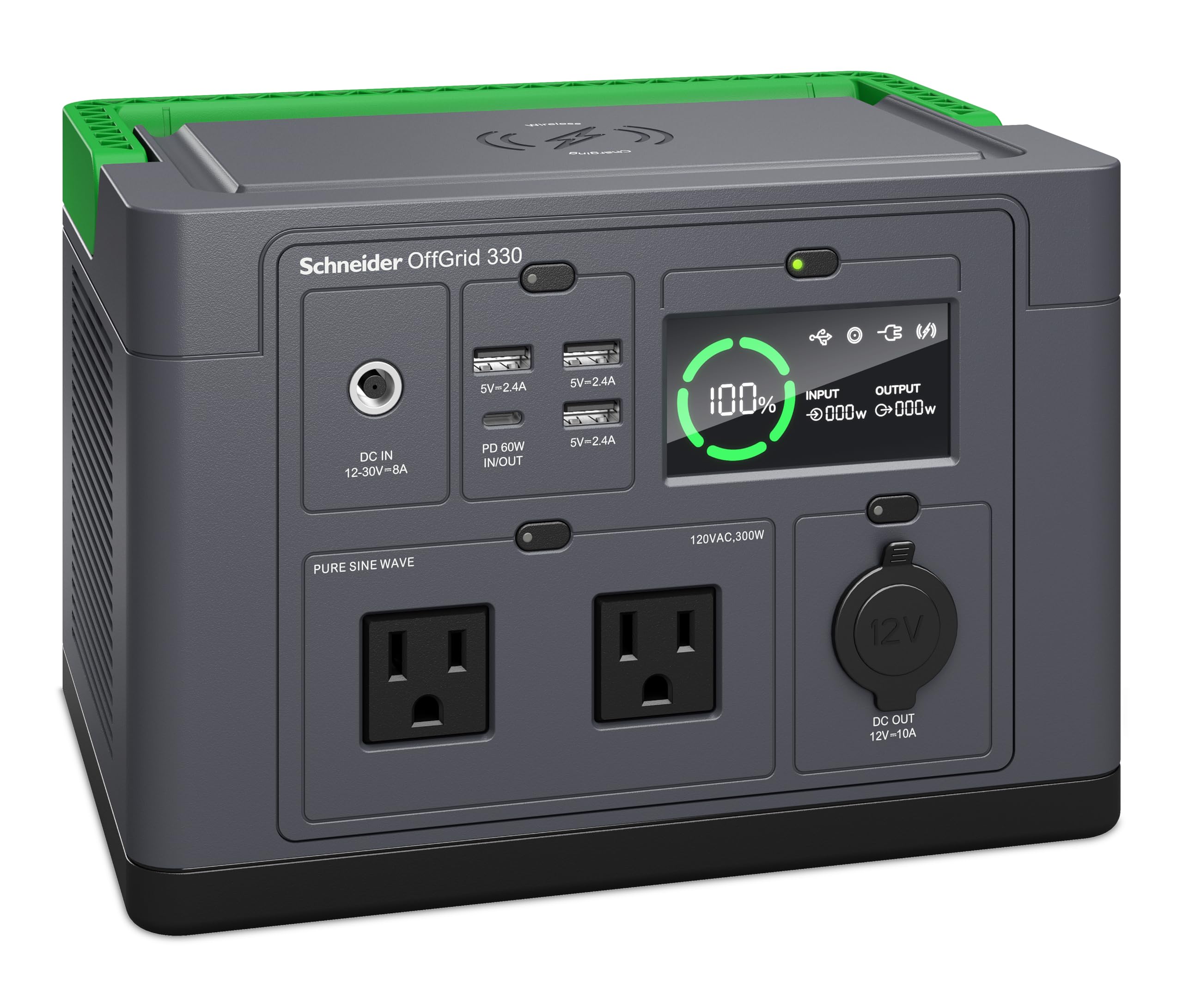 Schneider OffGrid 332Wh Portable Power Station, PPS330