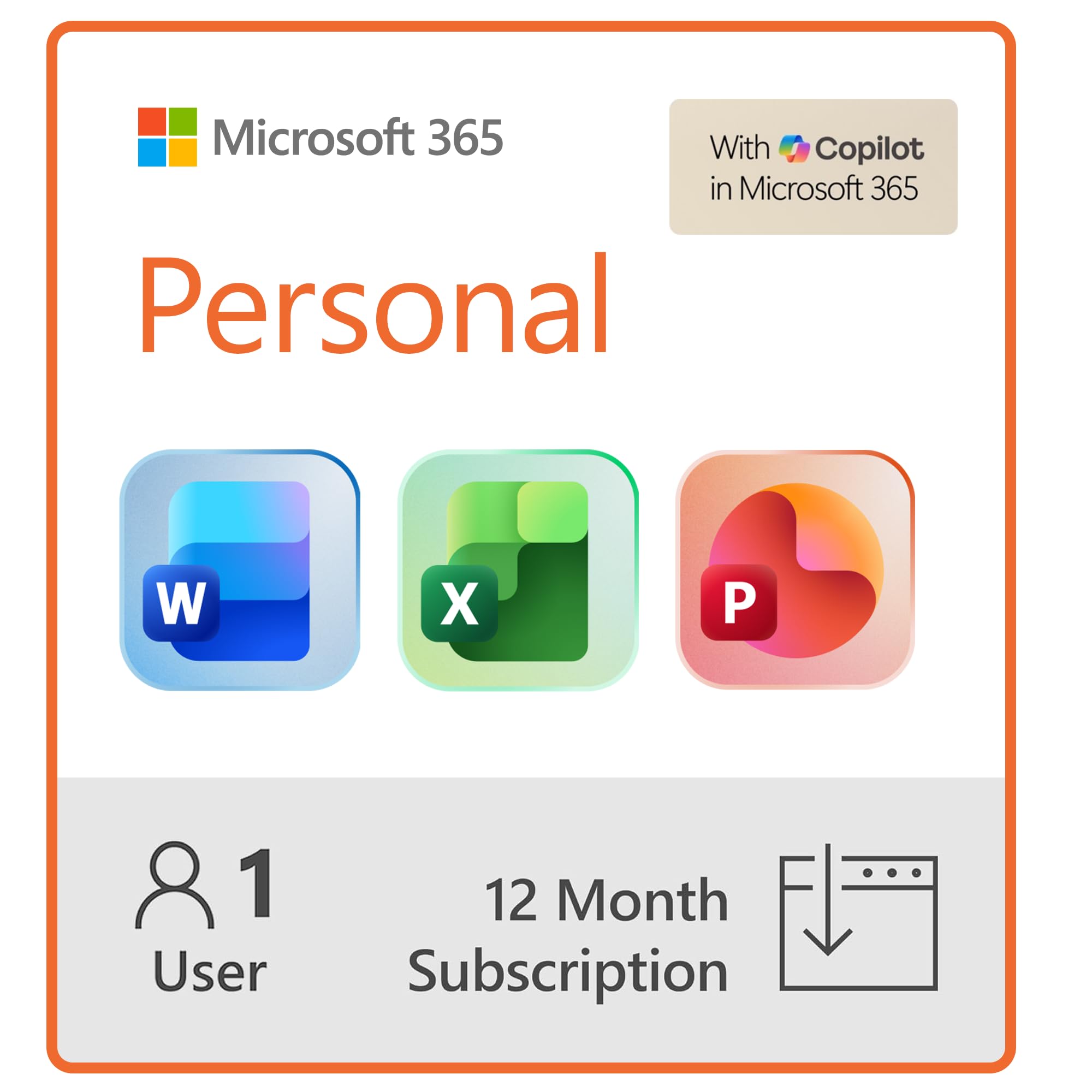 Microsoft 365 Personal | 12-Month Subscription |