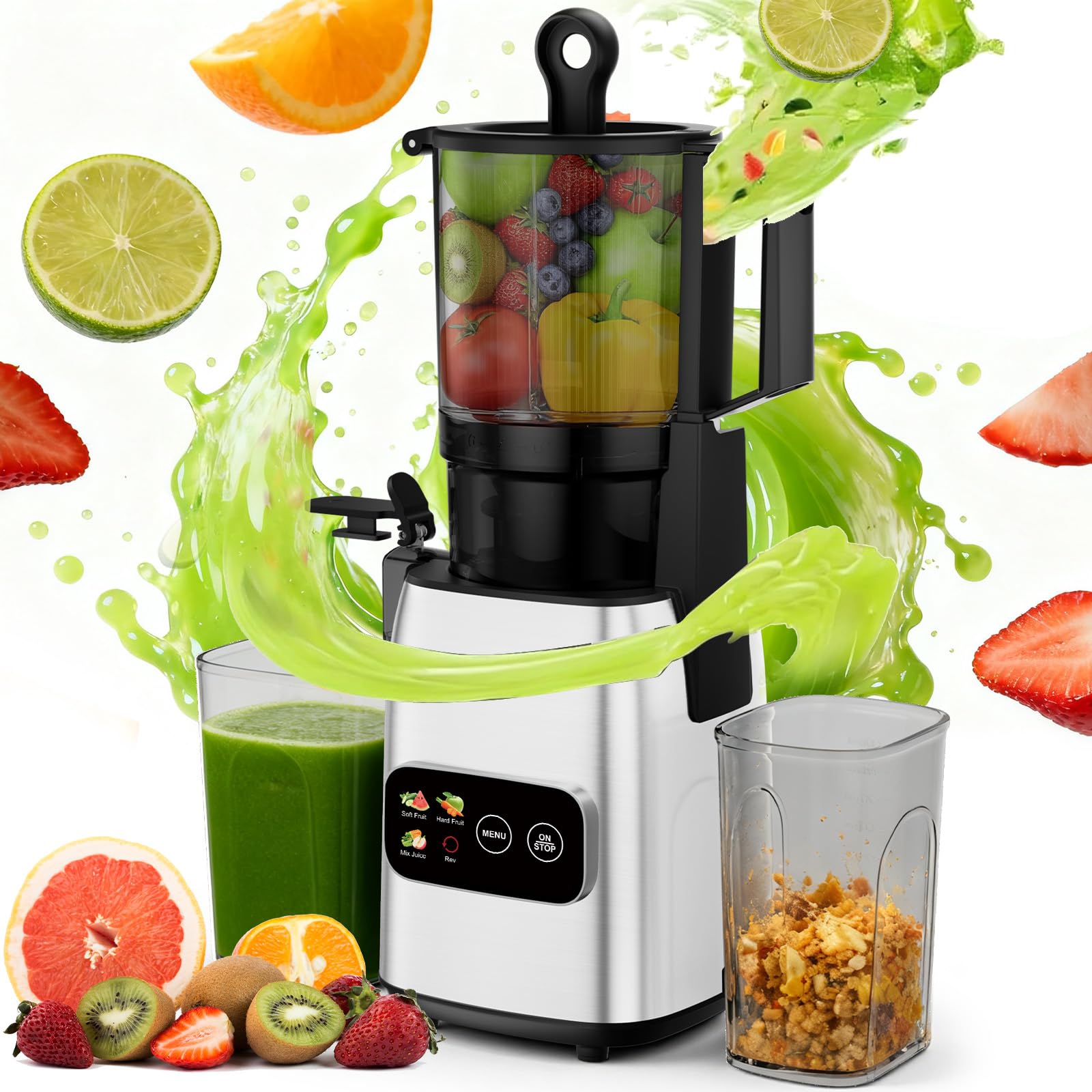 Kismile 300W Cold Press Juicer, 5.4