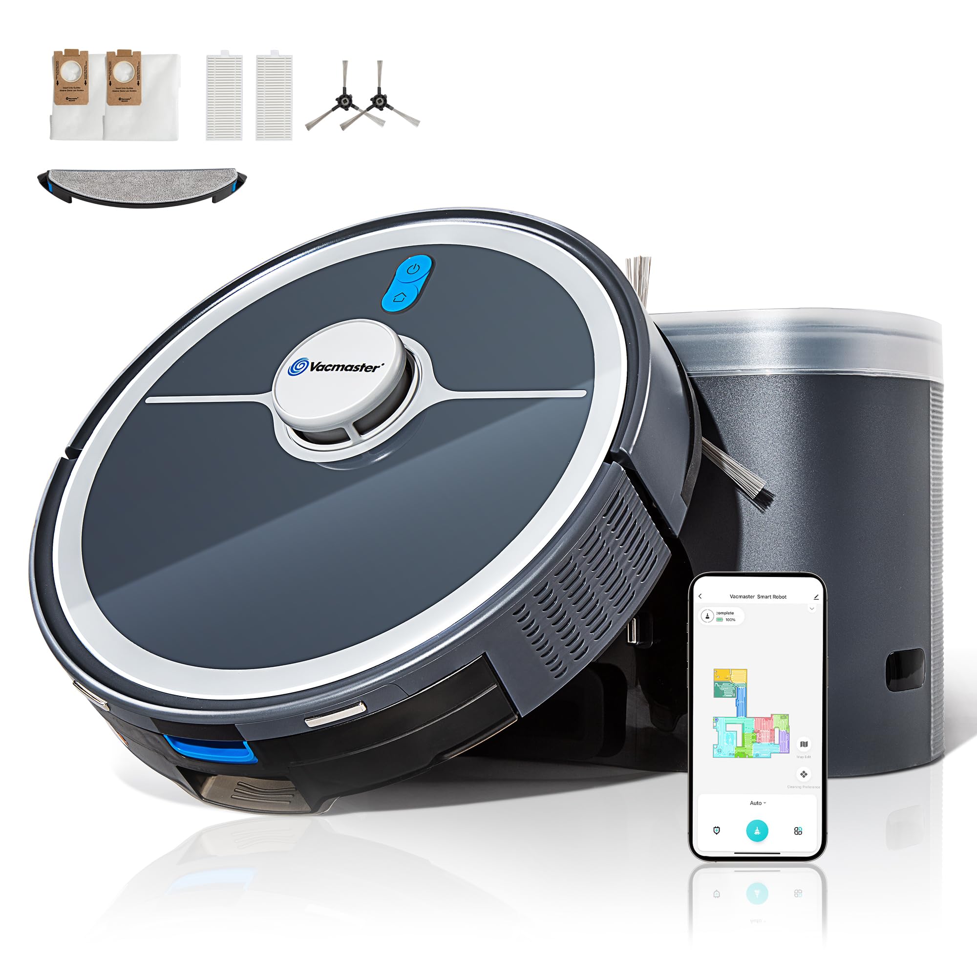 Vacmaster V10i 3-in-1 Robot Vacuum Mop Combo