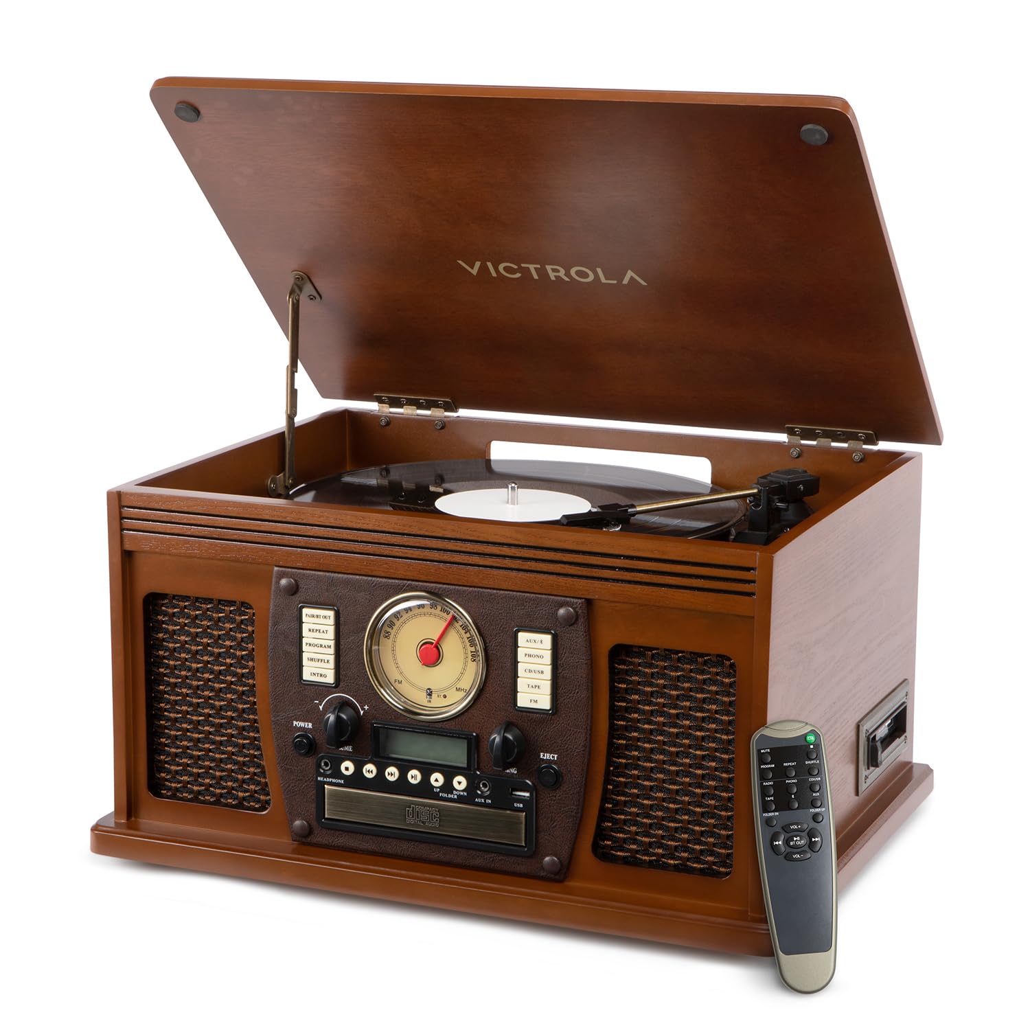 Victrola Navigator 8-in-1 Bluetooth Record Player