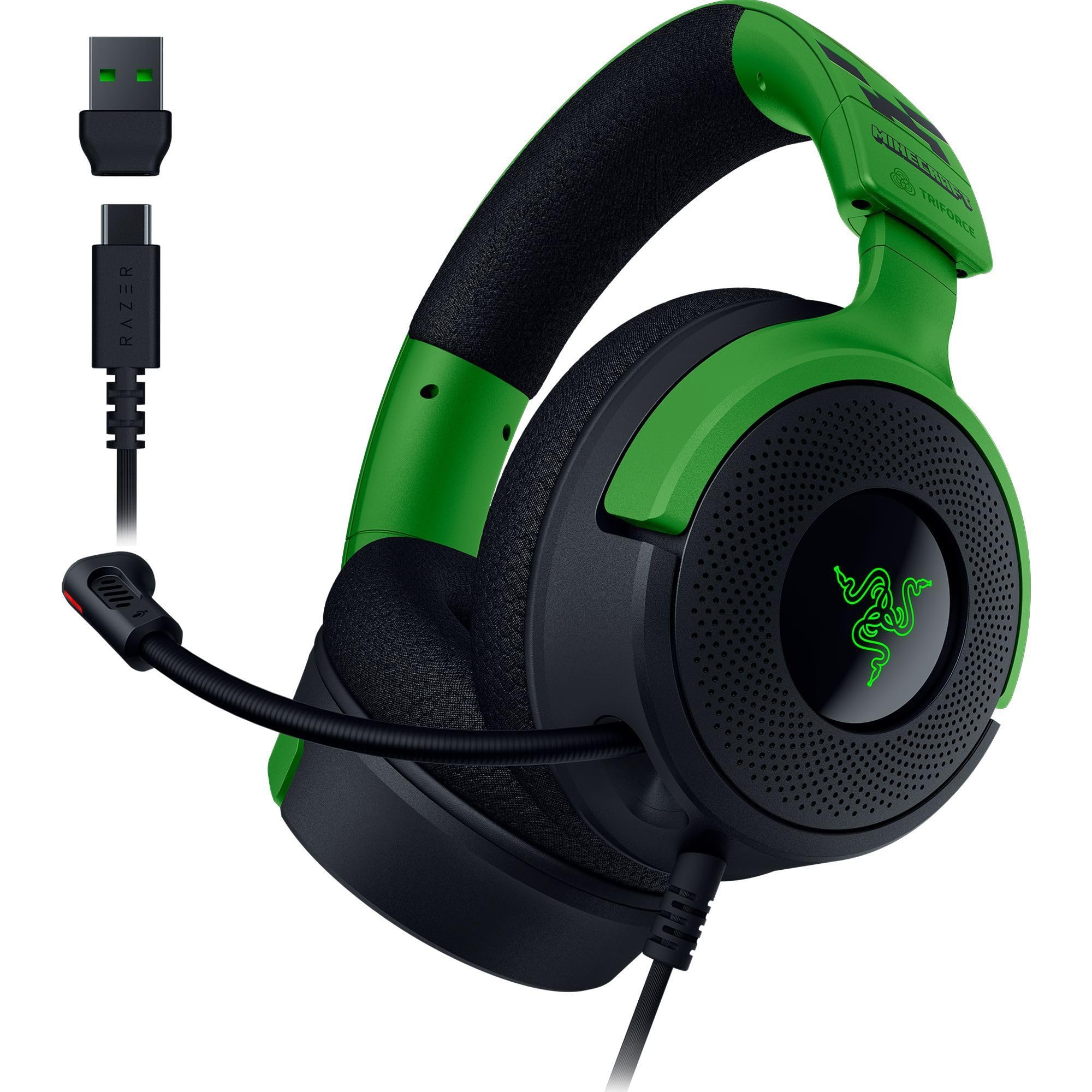 Razer Kraken V4 X Minecraft Wired USB Headset