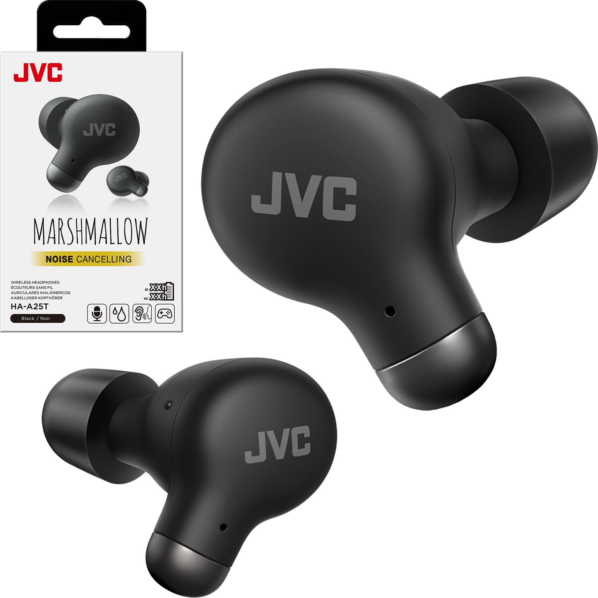 JVC Active Noise Cancelling True Wireless Earbuds