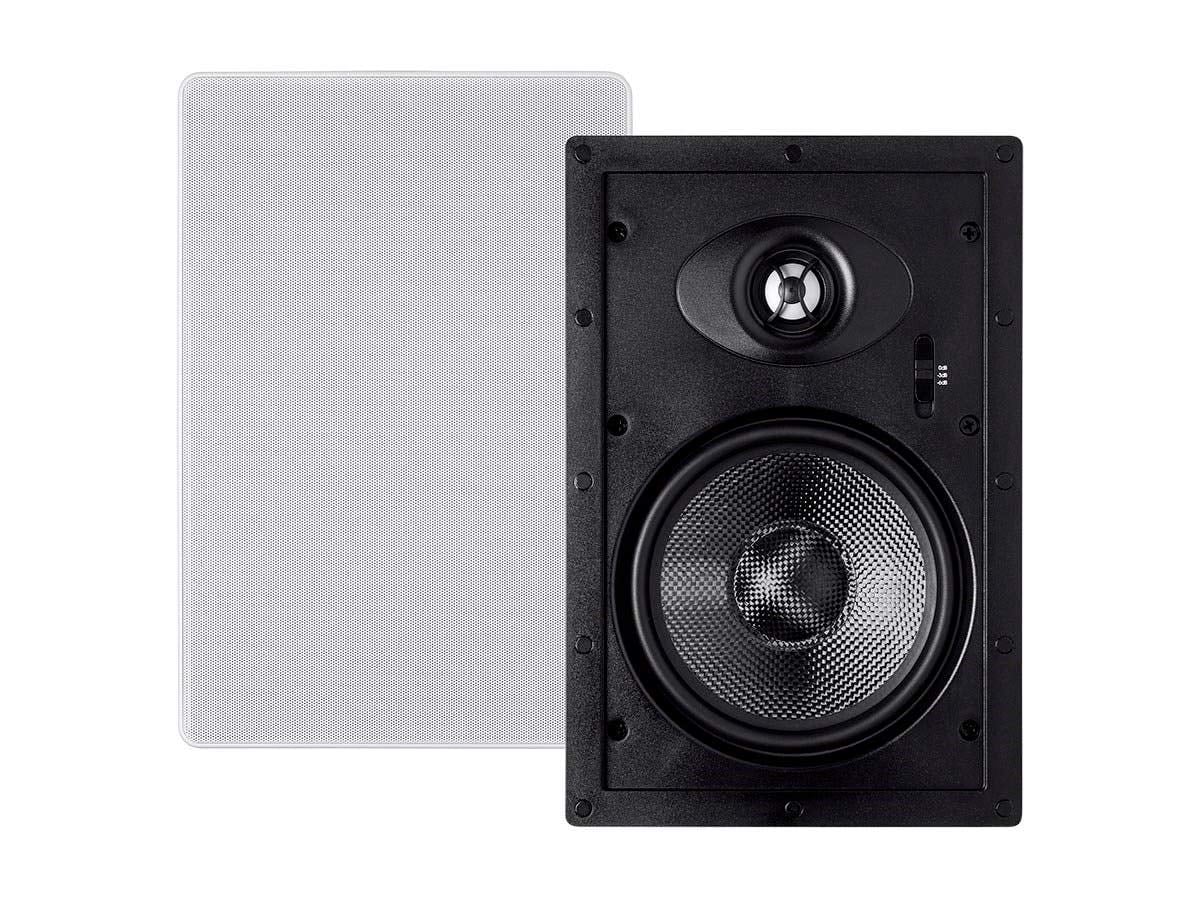 Monoprice 2-Way Carbon Fiber In-Wall Speakers -