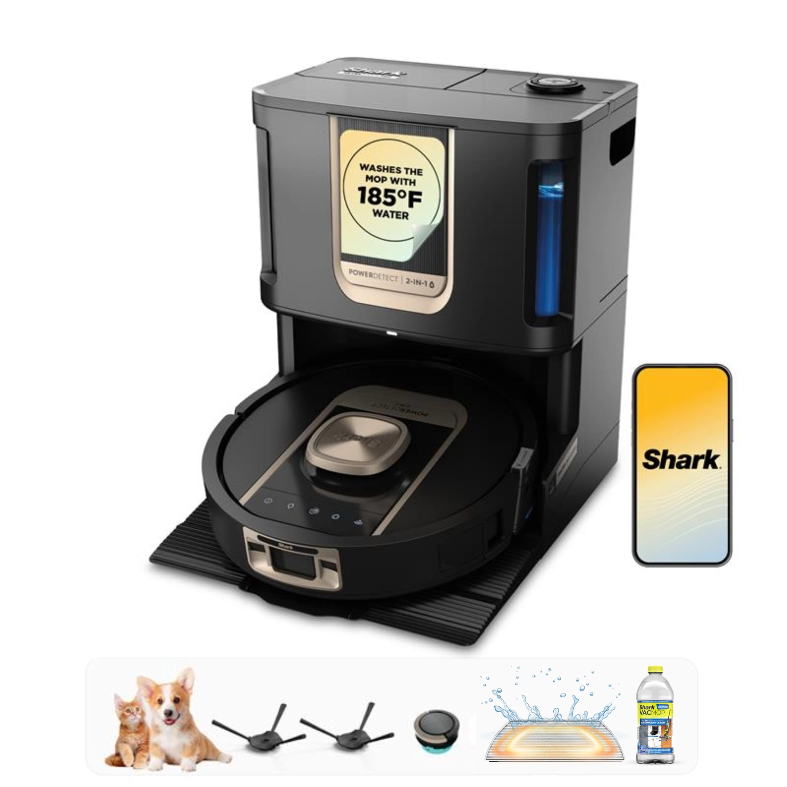 Shark Robot Vacuum & Mop Combo, PowerDetect