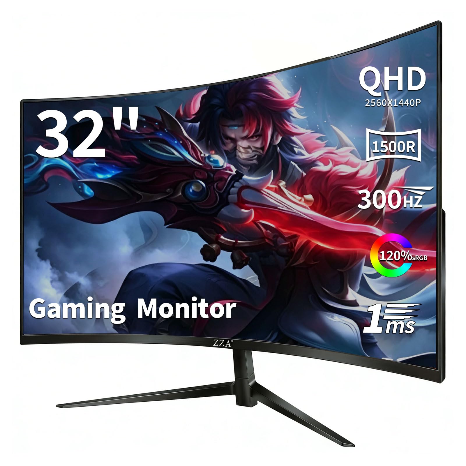 ZZA Curved Gaming Monitor