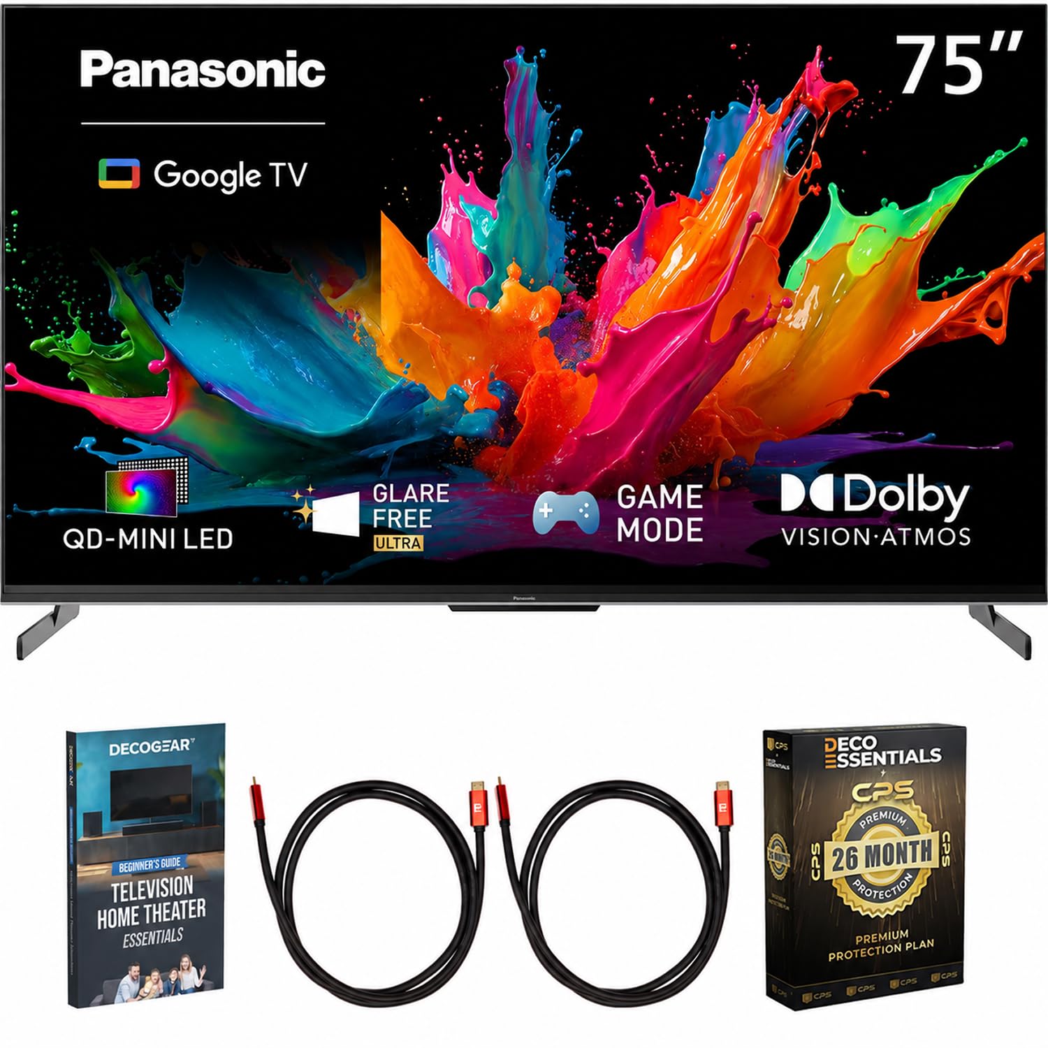 Panasonic 75-inch W85C 4K QD-Mini LED Google TV
