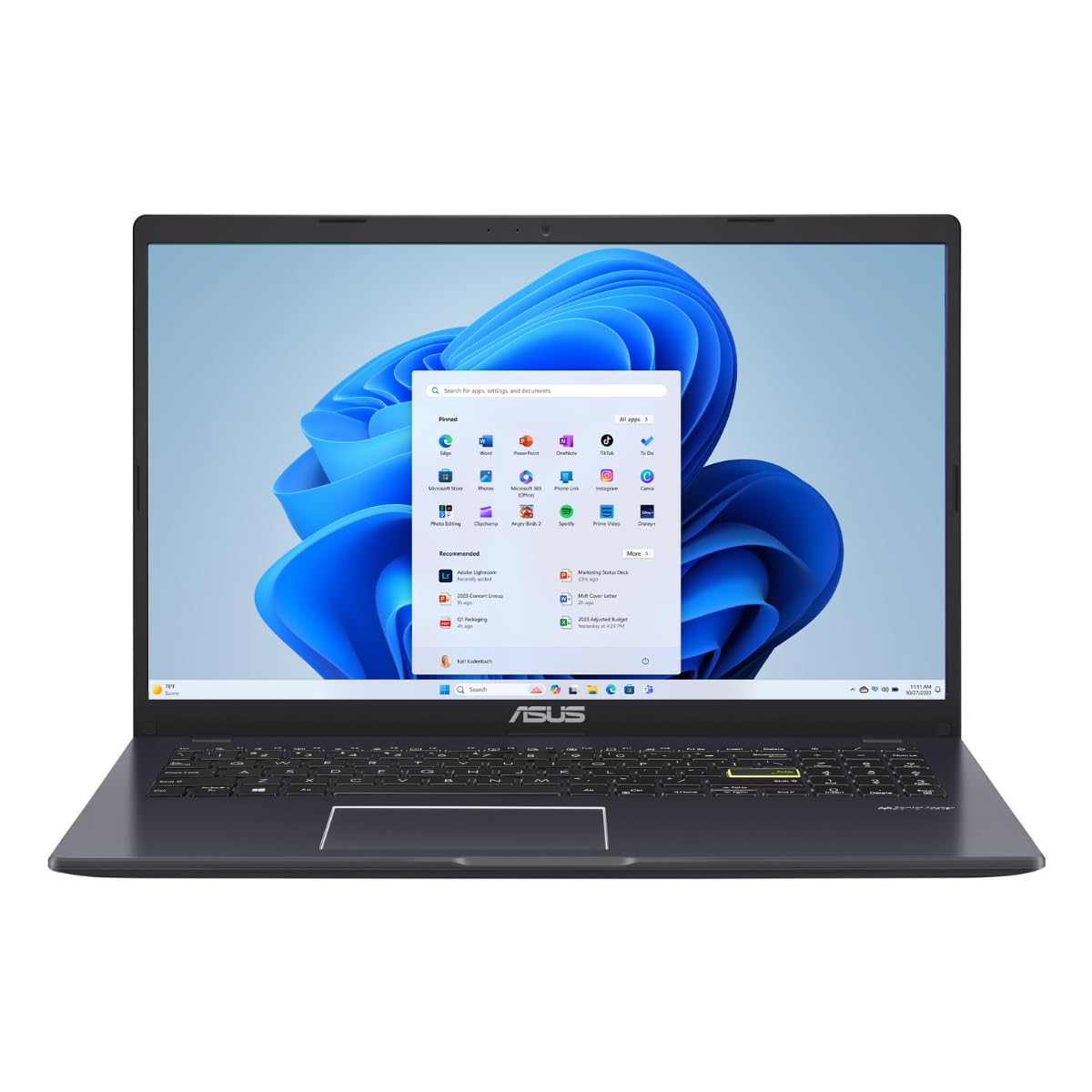 ASUS 15.6 Vivobook Go Slim Laptop, Thin