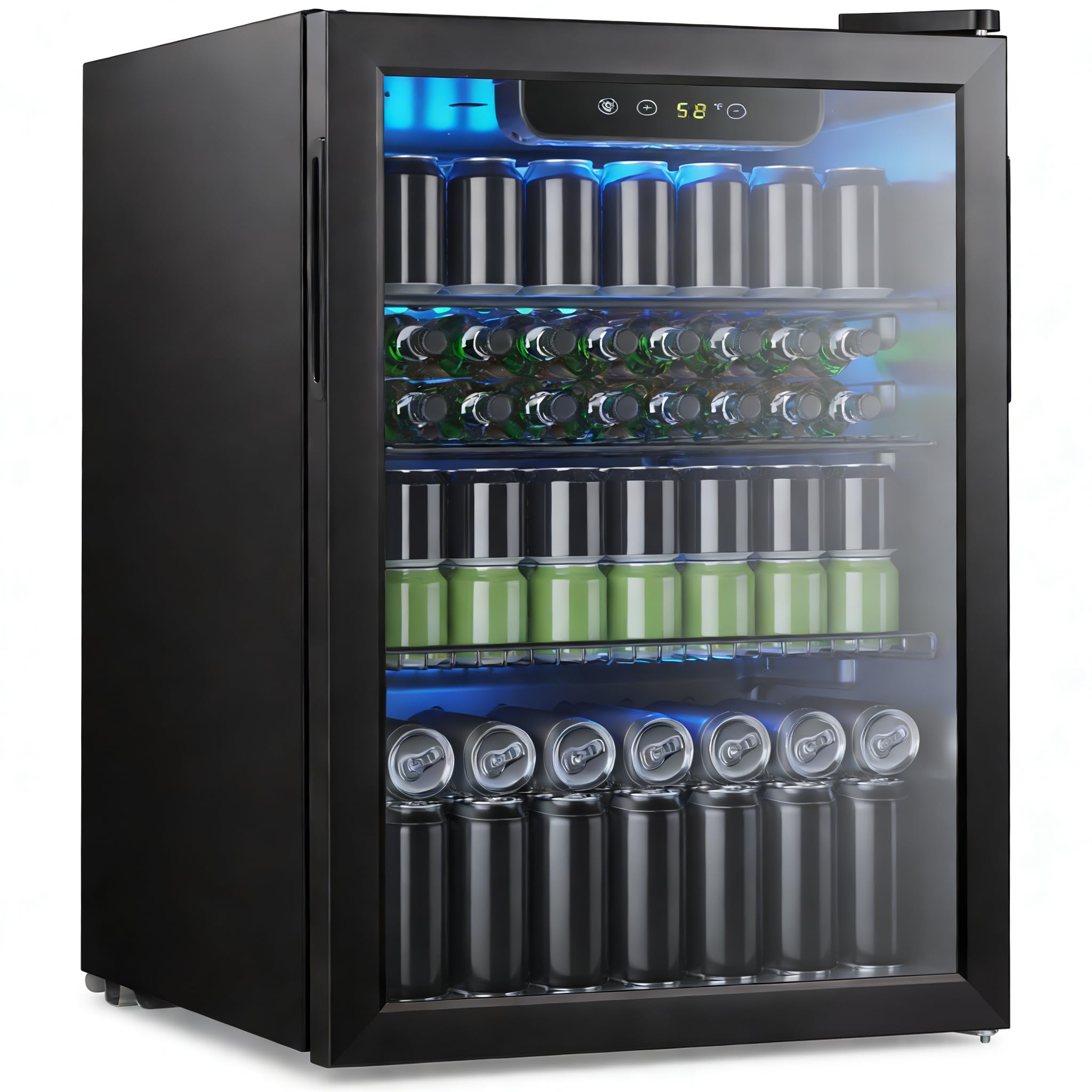 Electactic 95 Cans Beverage Refrigerator, 26 Bottle