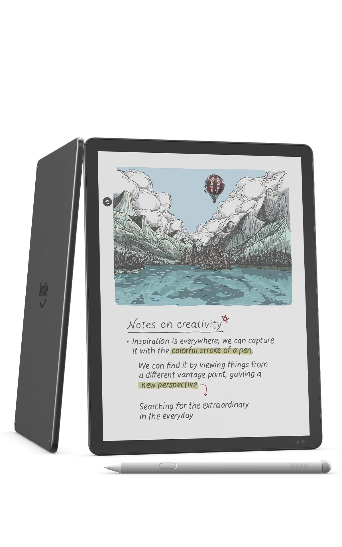 Amazon Kindle Scribe Colorsoft paper-like color display