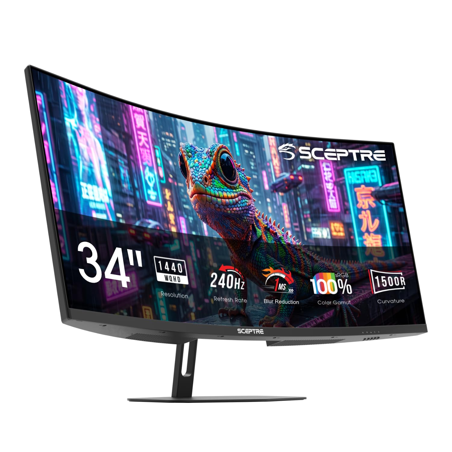 New! Sceptre Curved Prime Gaming Monitor 3440