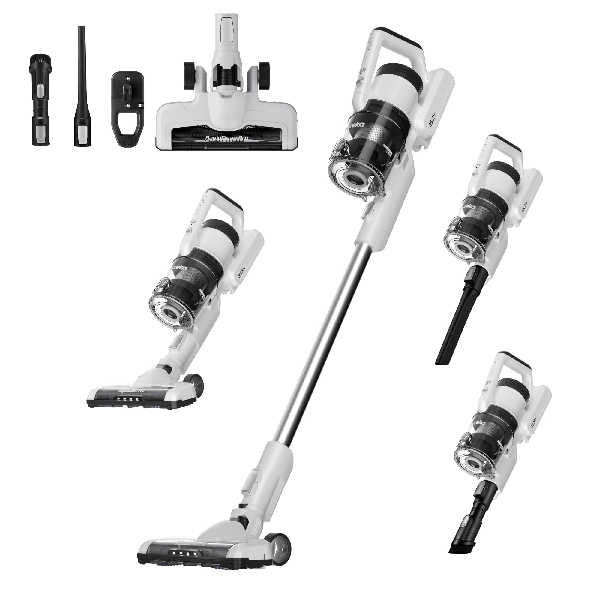 Eureka Cordless Vacuum Cleaner, Anti-Tangle Brushroll, Rechargeable