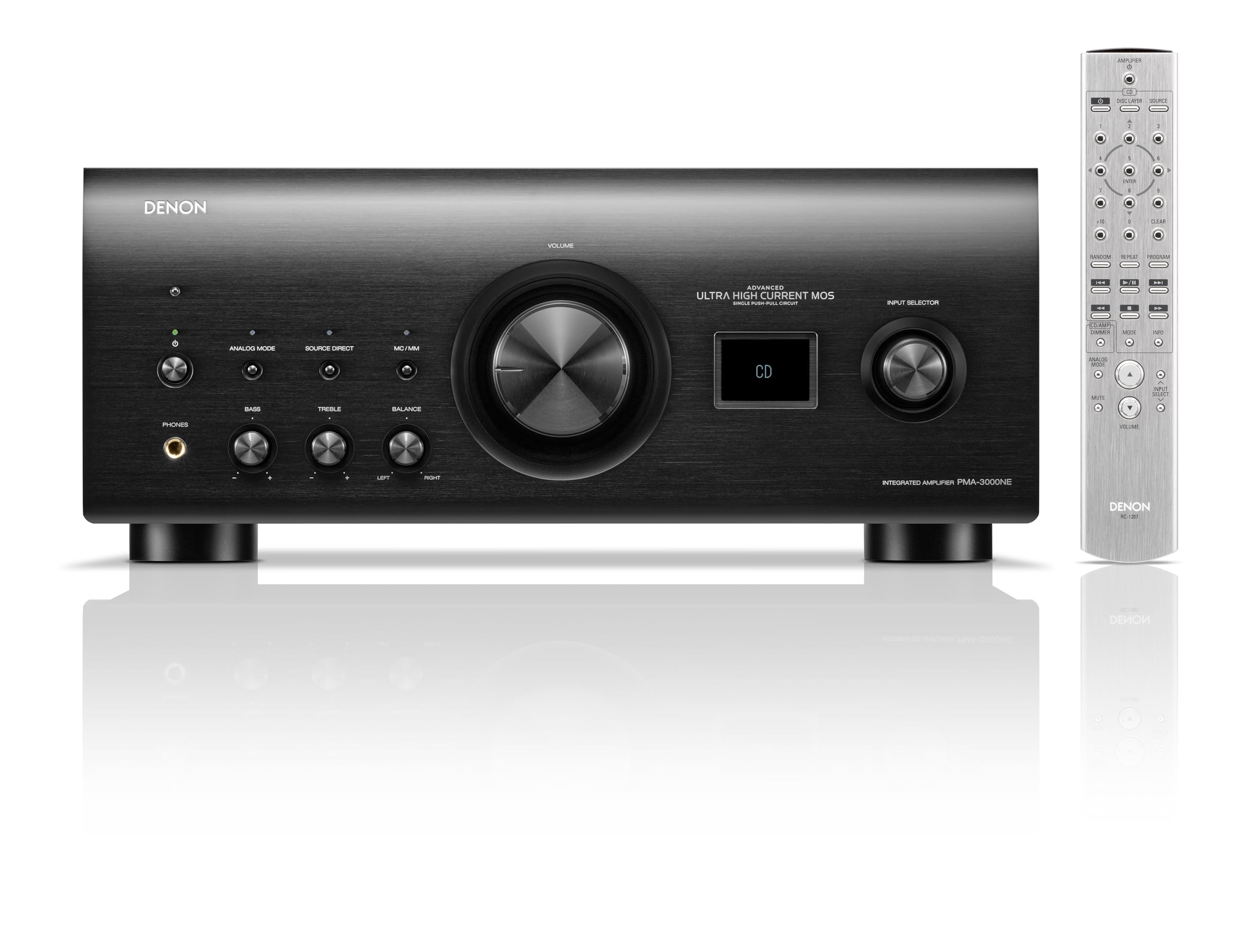 Denon PMA-3000NE Integrated Amplifier , Black, Versatile