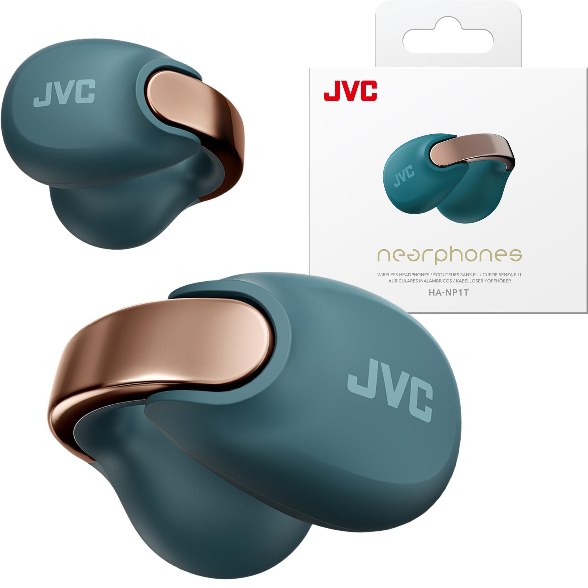 JVC Nearphones HANP1TA Open Ear True Wireless