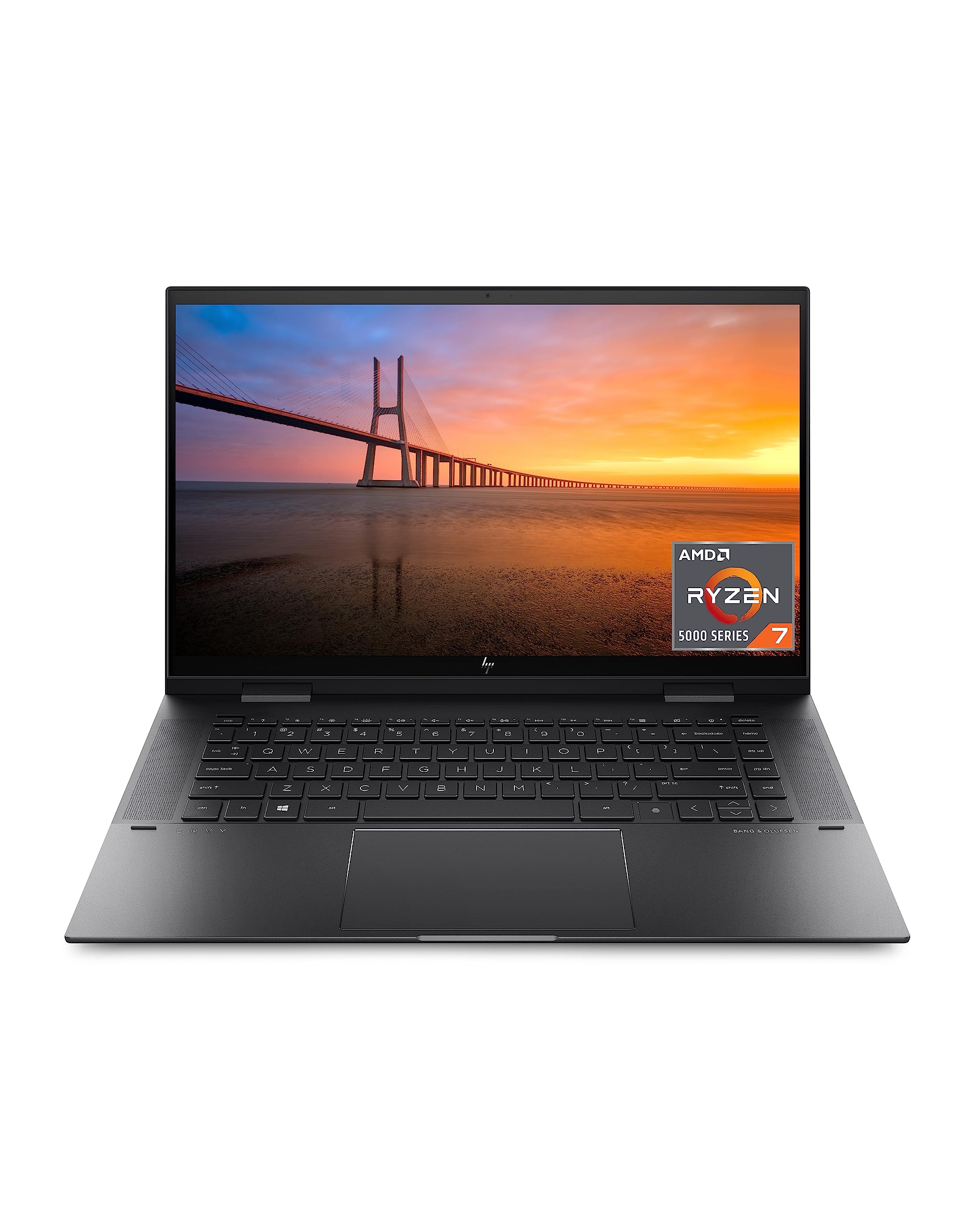HP Envy x360 Convertible Laptop, AMD Ryzen (15-inch, 8GB/512GB, Black)