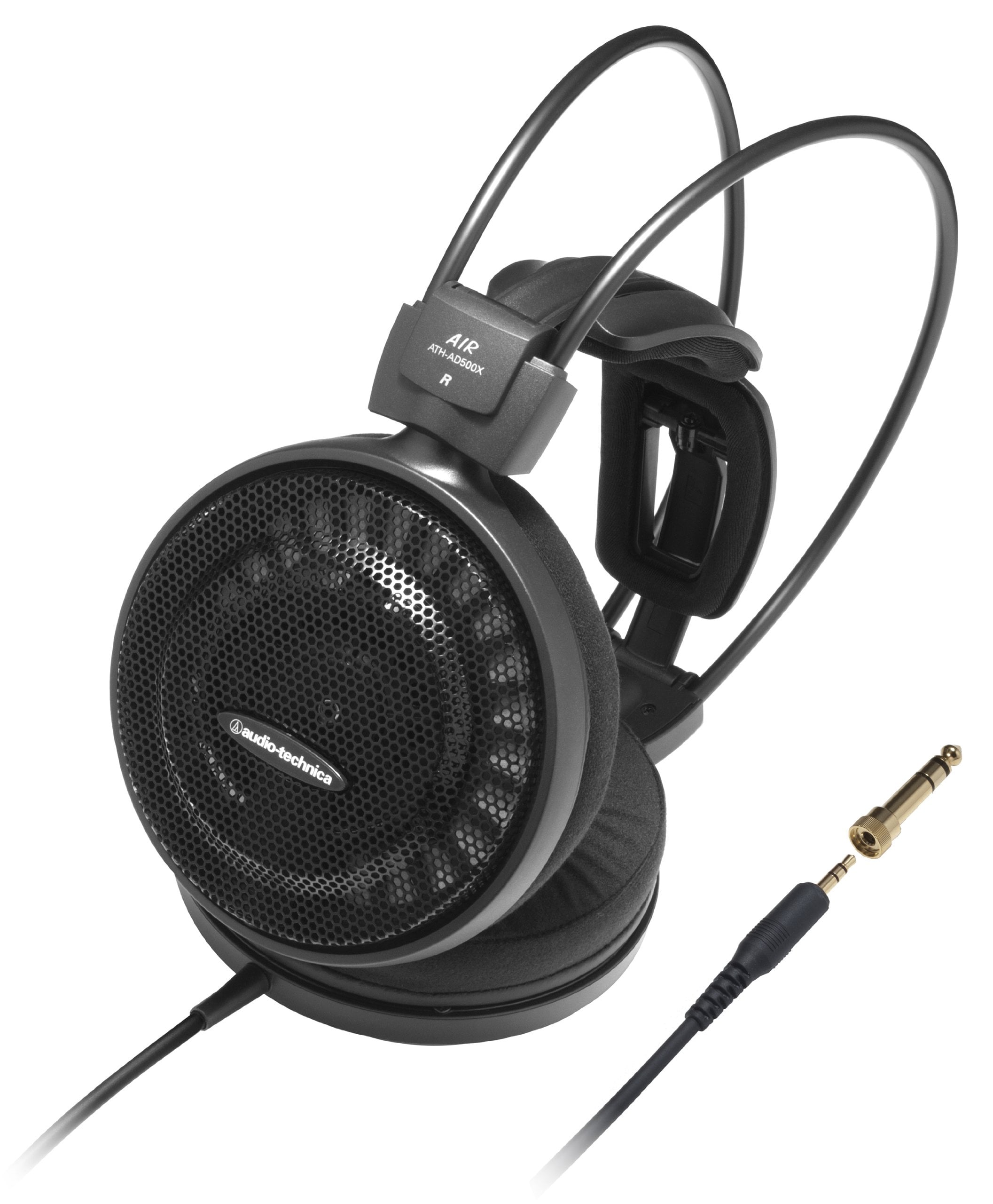 Audio-Technica ATH-AD500X Audiophile Open-Air Headphones, Black