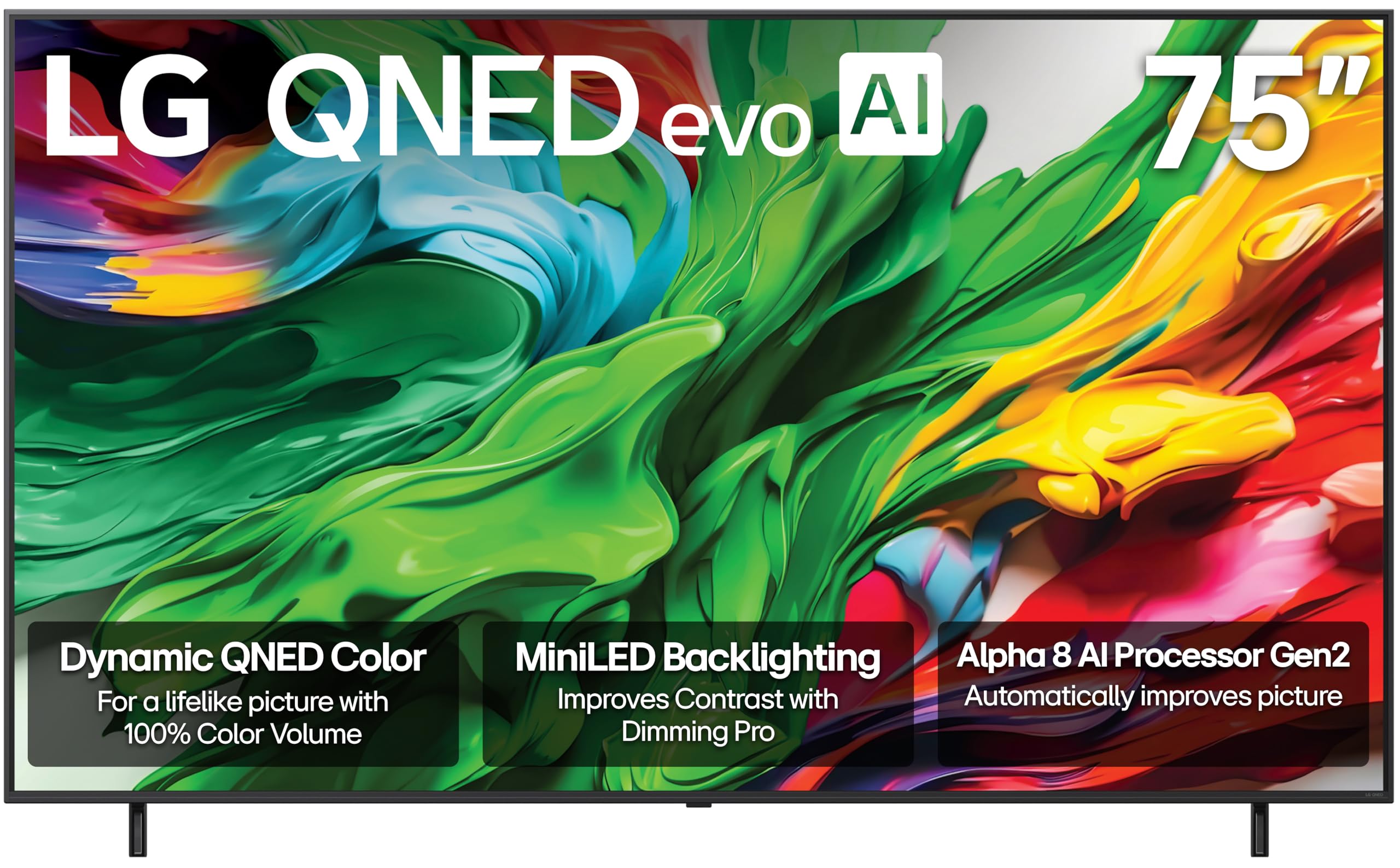 LG Class QNED evo AI QNED85A Mini (75-inch, Black)