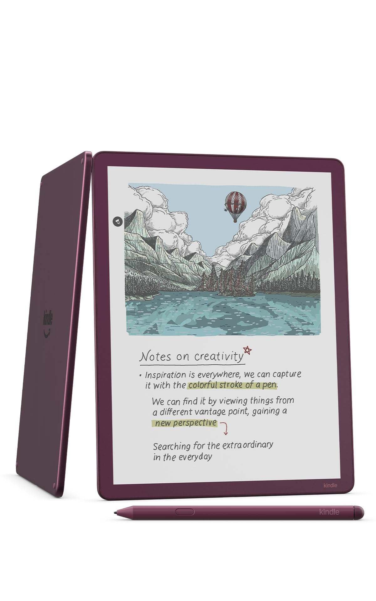 Amazon Kindle Scribe Colorsoft paper-like color display