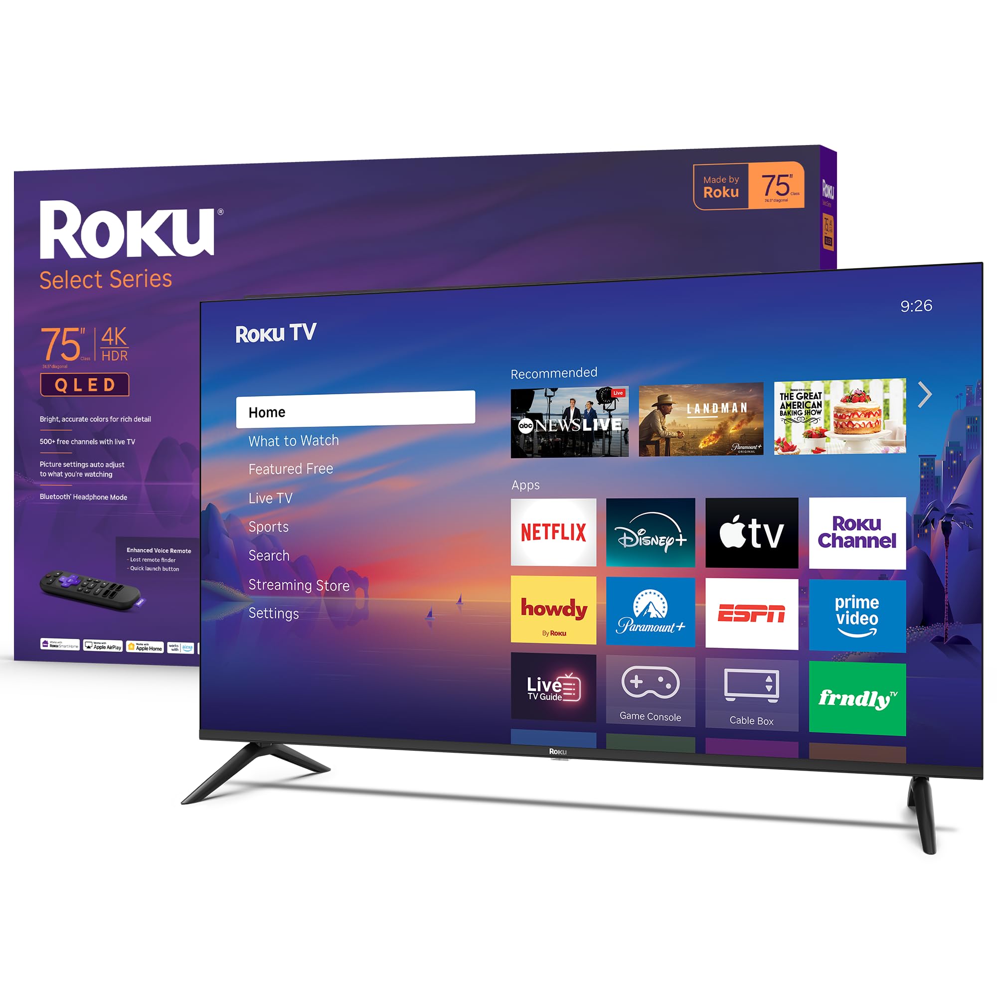 Roku Smart TV 2026, Select Series (75-inch)