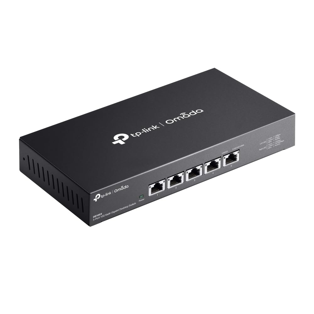 Omada DS105X, 5 Port 10G Unmanaged Switch