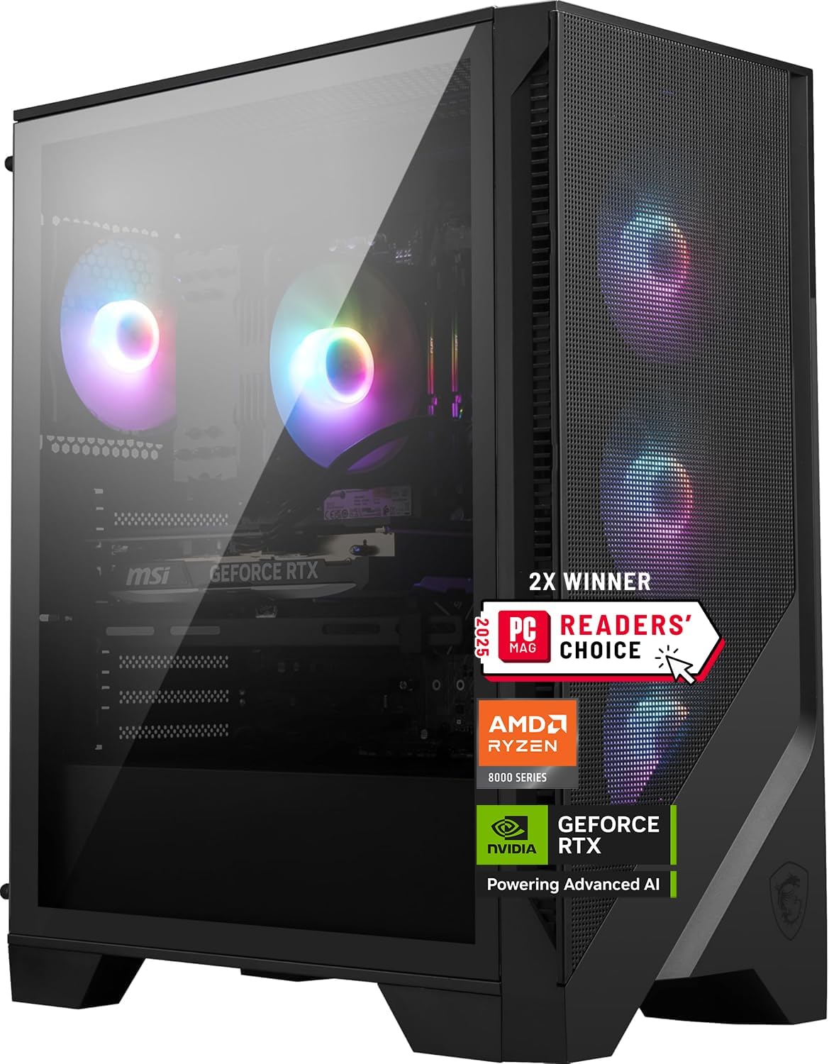 MSI Codex Z2 Gaming Desktop with AMD R7-8700F now starts at $1929.99