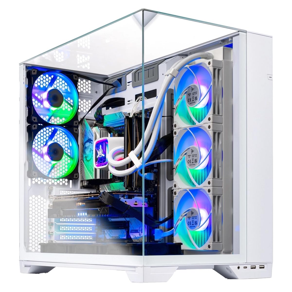 Skytech Gaming O11 Vision Gaming PC, AMD