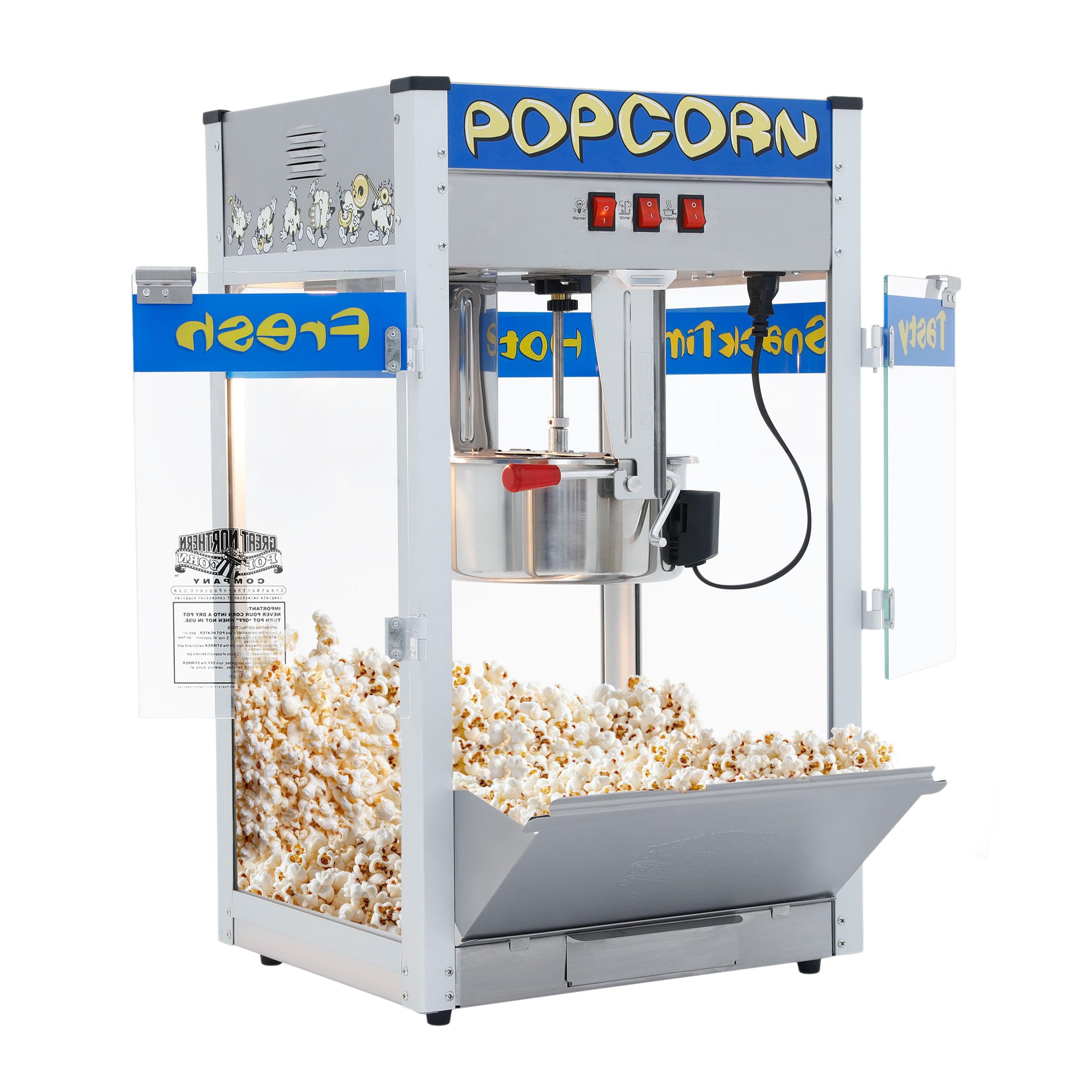 Pop Heaven Popcorn Machine - 12oz Stainless-Steel