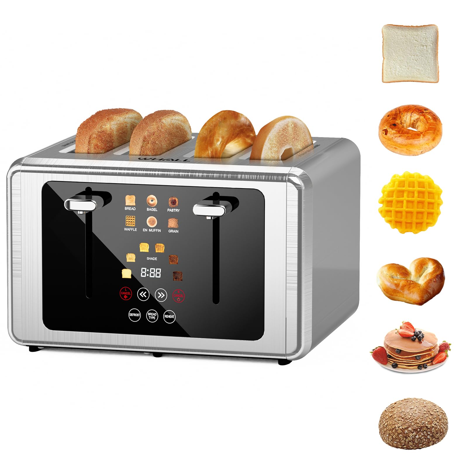 Whall 4-Slice Smart Toaster