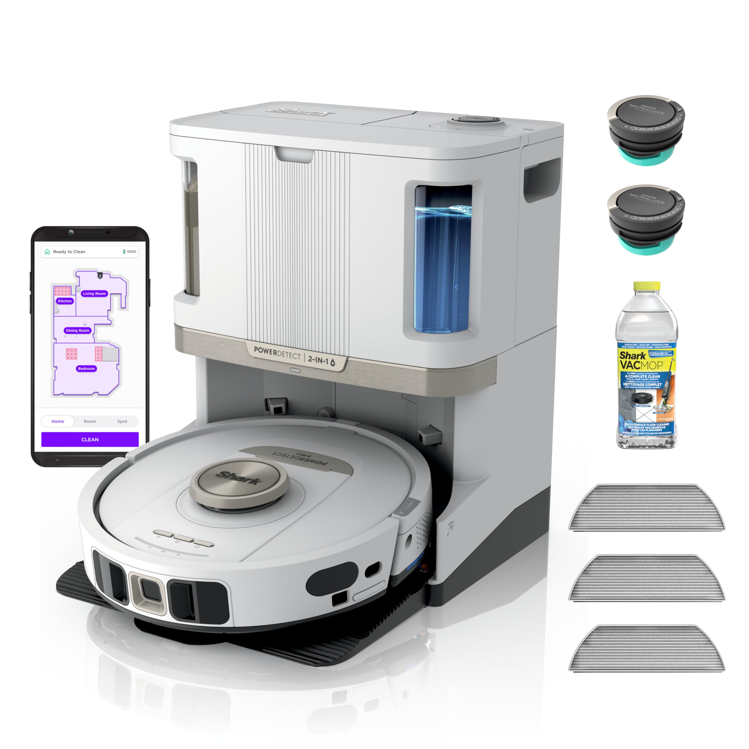 Shark PowerDetect Robot Vacuum & Mop Combo