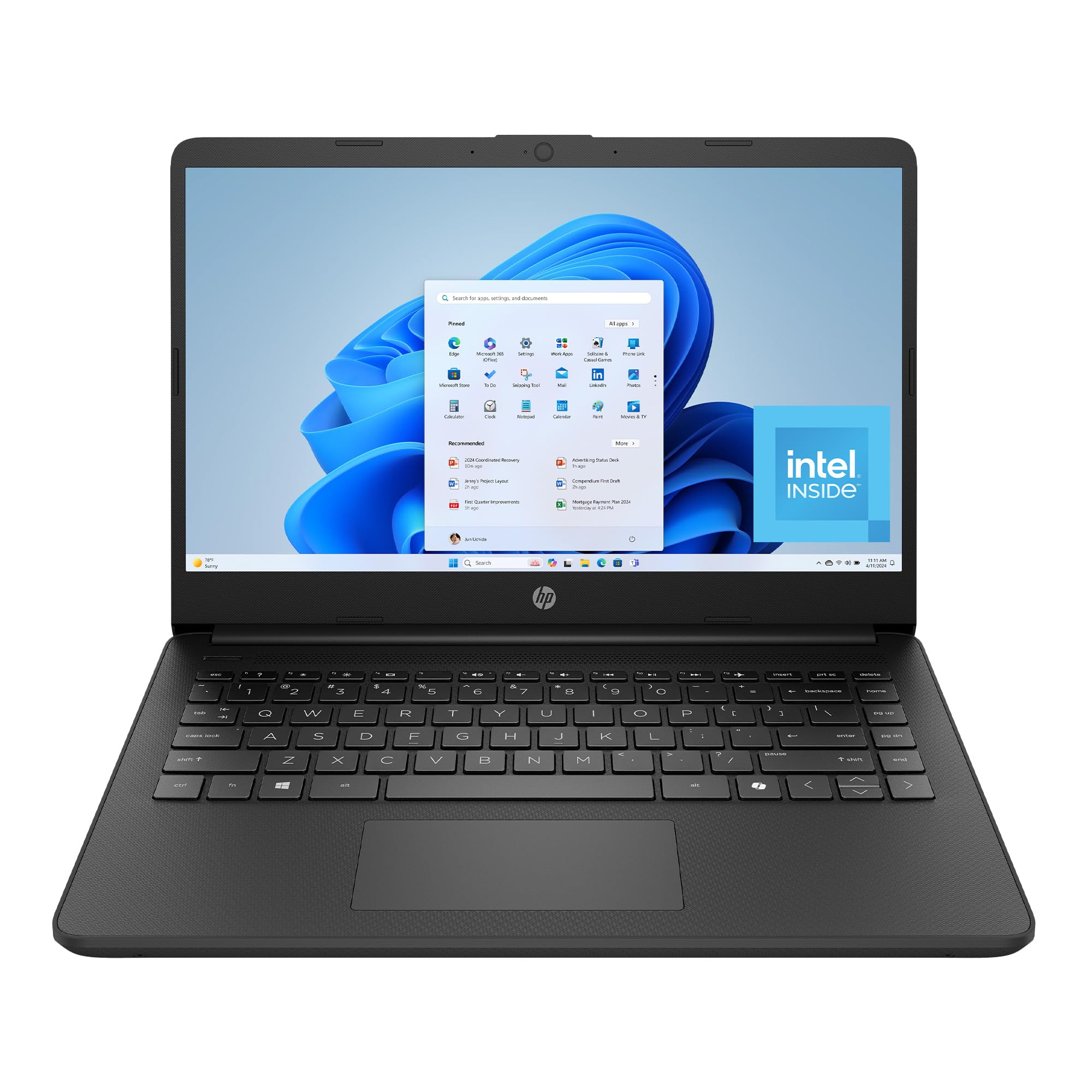 HP 14 Laptop, HD Display, Intel N150