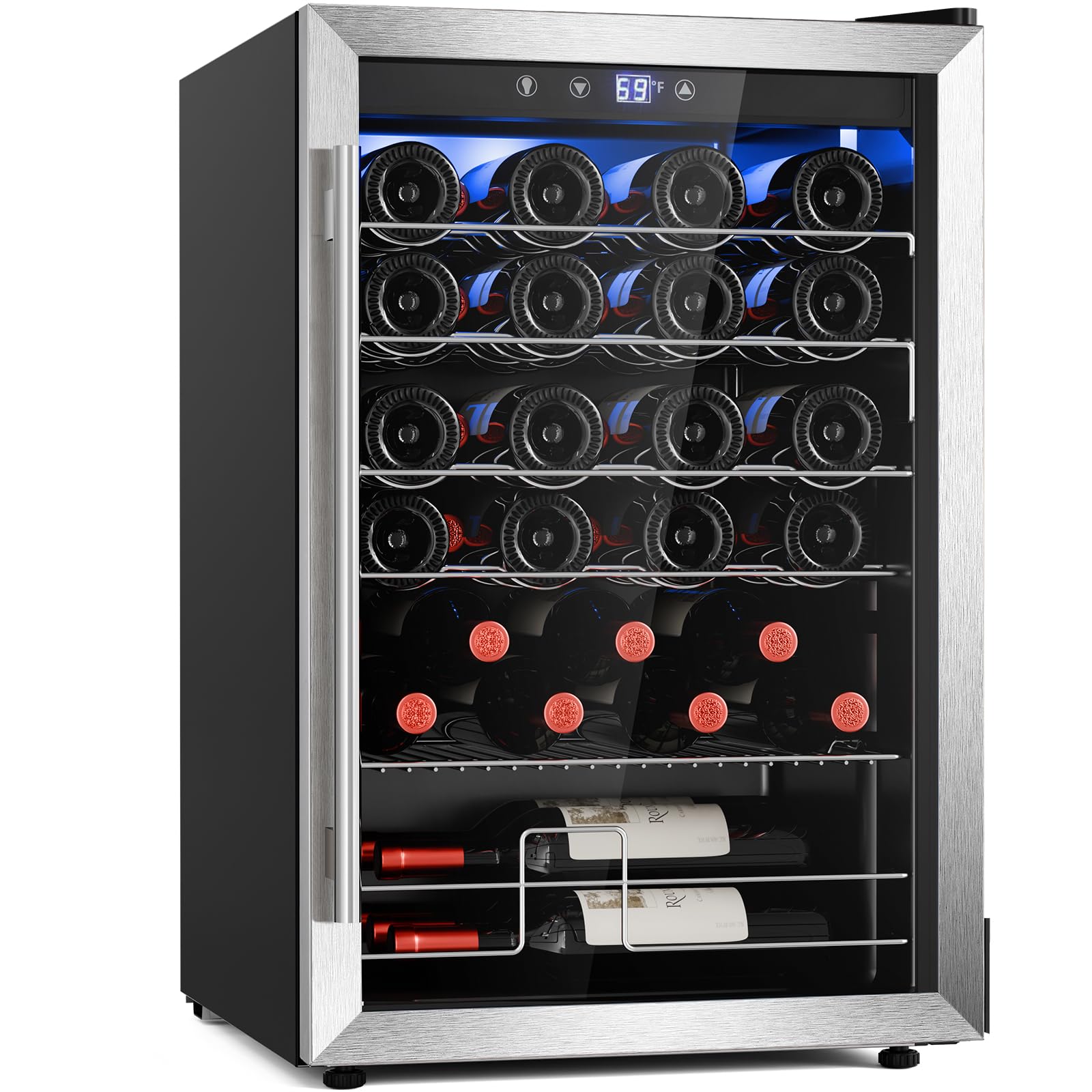 Antarctic Star Wine Cooler Refrigerator, Freestanding Wine