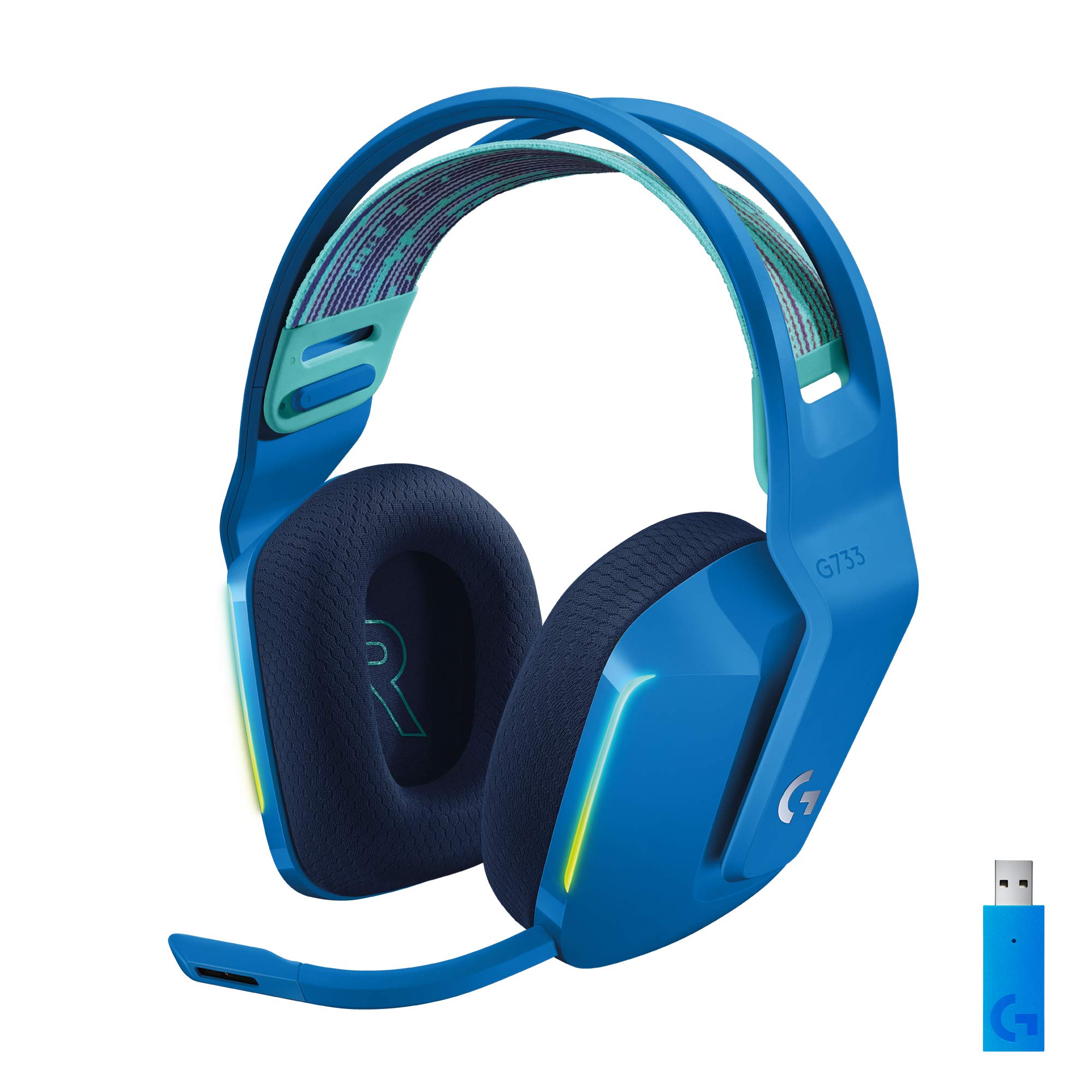 Logitech G733 Lightspeed Wireless Gaming Headset (Blue)