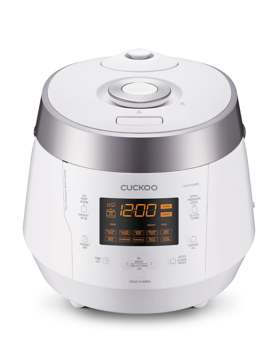 CUCKOO High Pressure Rice Cooker 10-Cup Uncooked