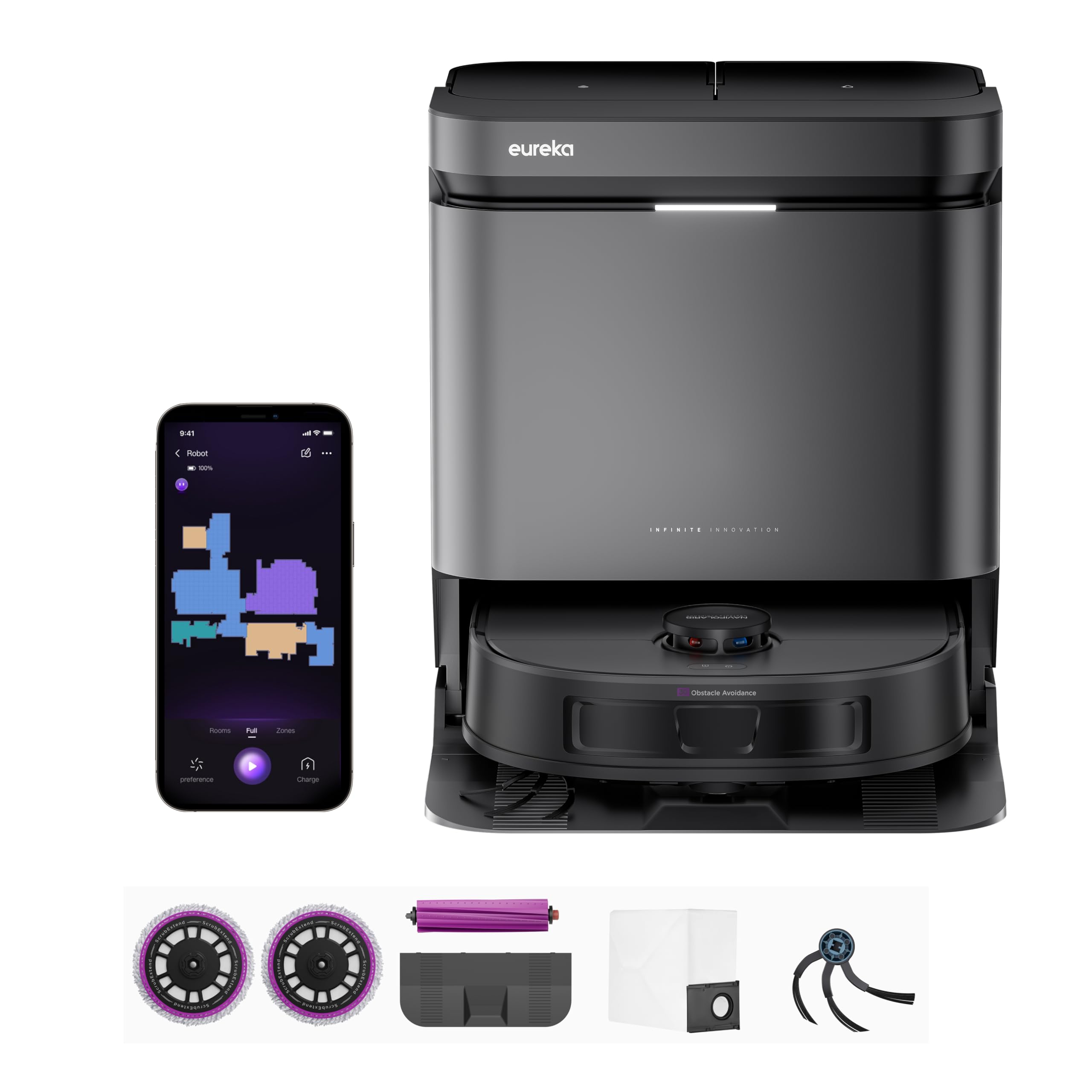 Eureka J15 Evo Ultra Self-Emptying Robot Vacuum