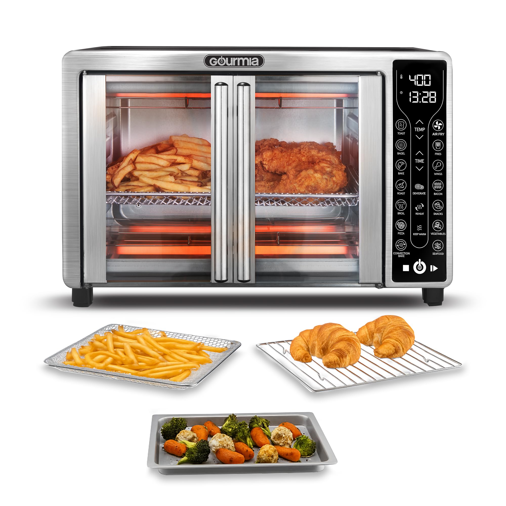 Gourmia French Door Air Fryer, 25