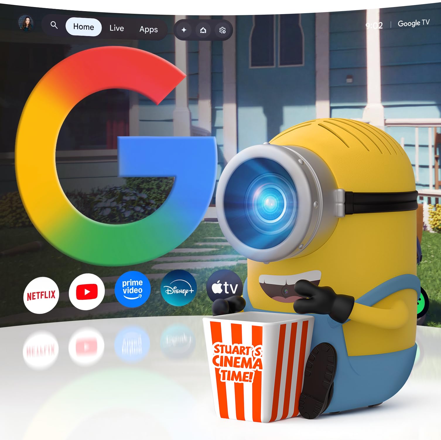 O.B.E Office Google TV Projector