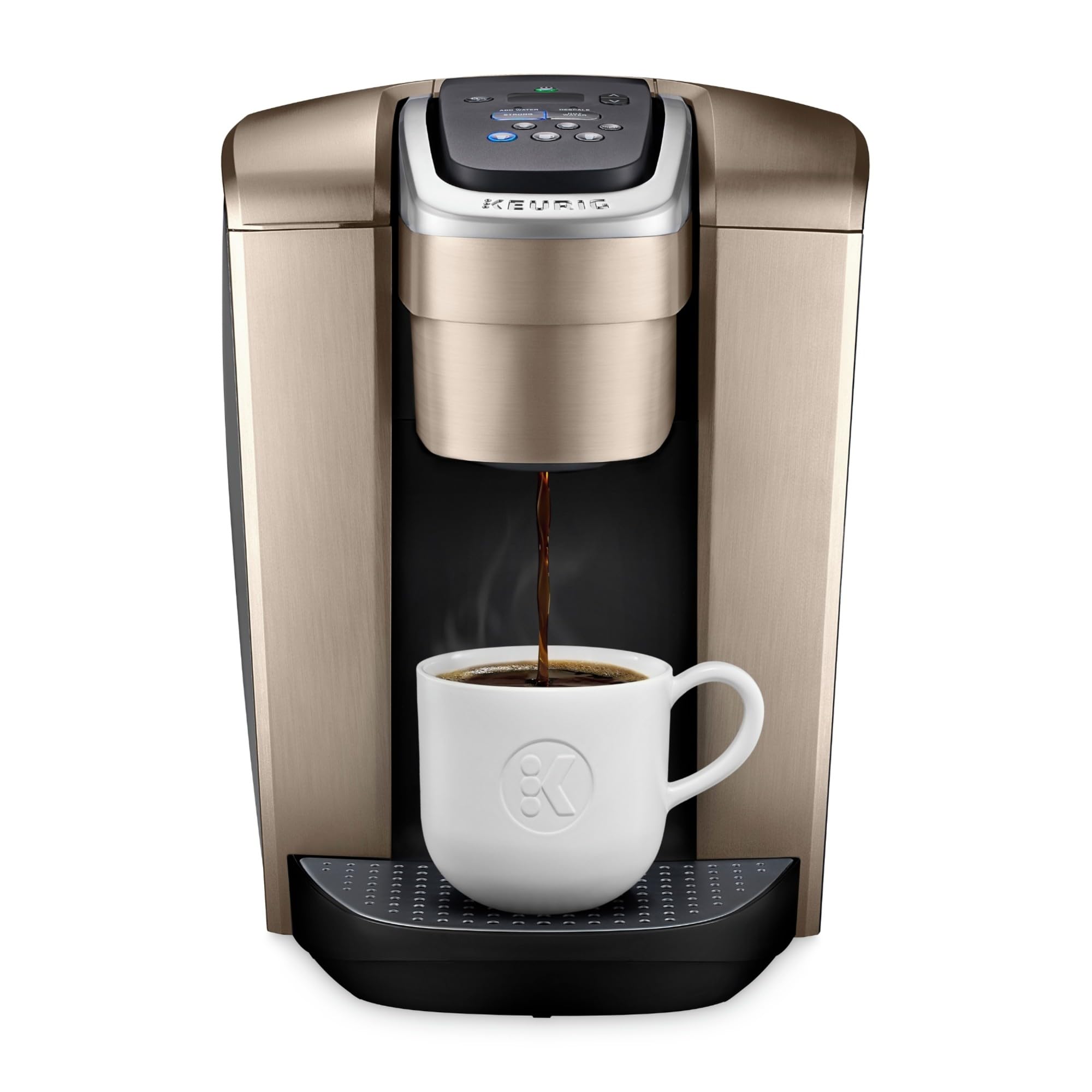 Keurig K-Elite Single Serve K-Cup Pod Coffee (Brushed Gold)